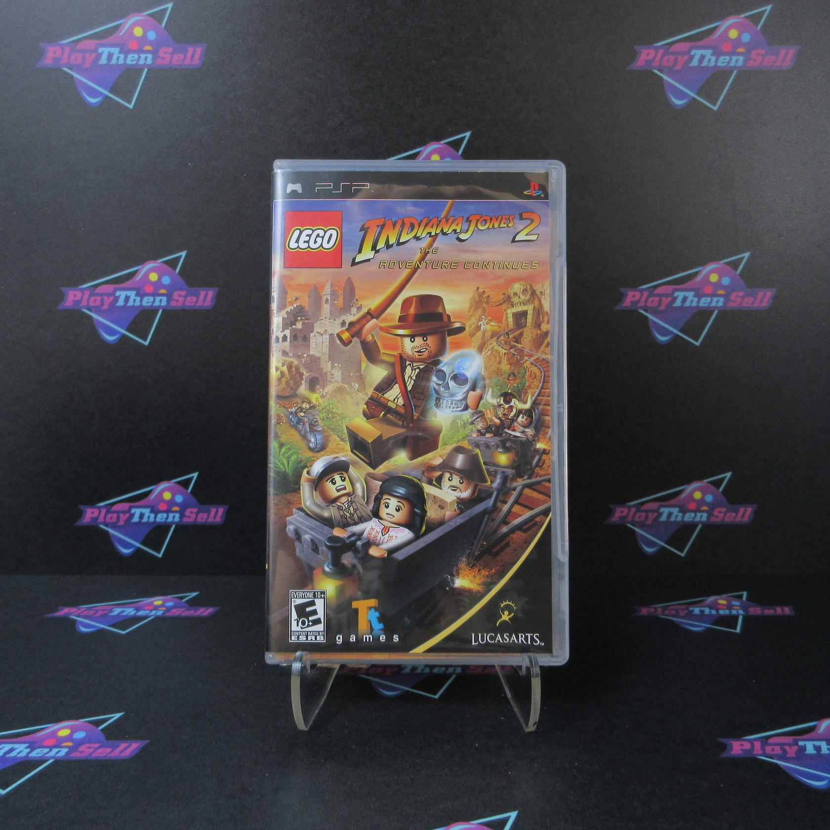 LEGO Indiana Jones 2 The Adventure Continues Clear UMD Sony PSP - Like New