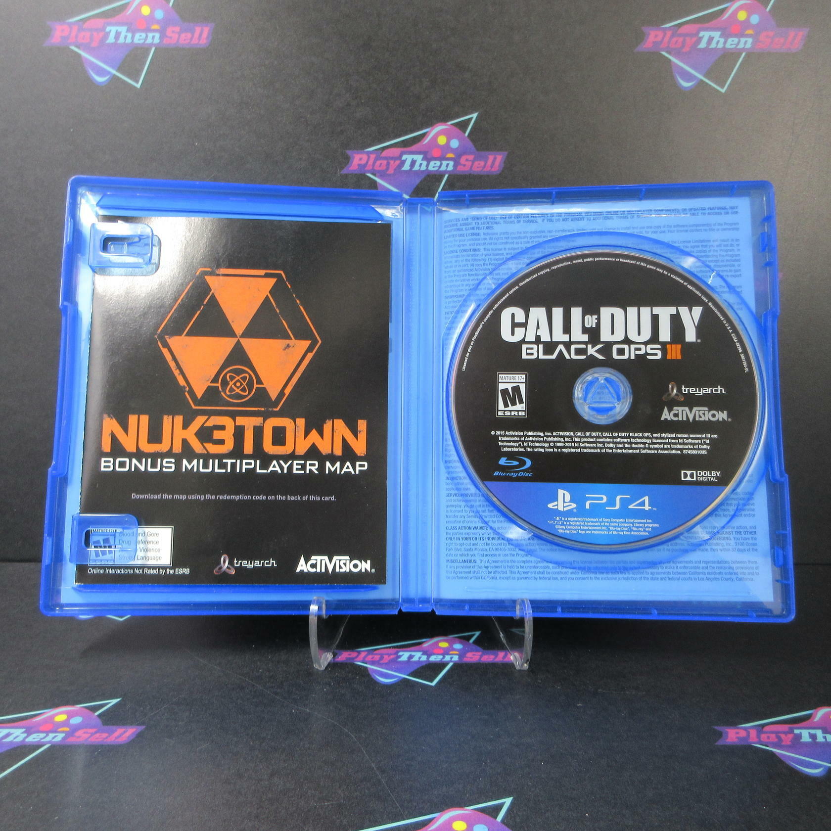 Call of Duty Black Ops 3 PS4 PlayStation 4 AD Complete CIB - Very Good