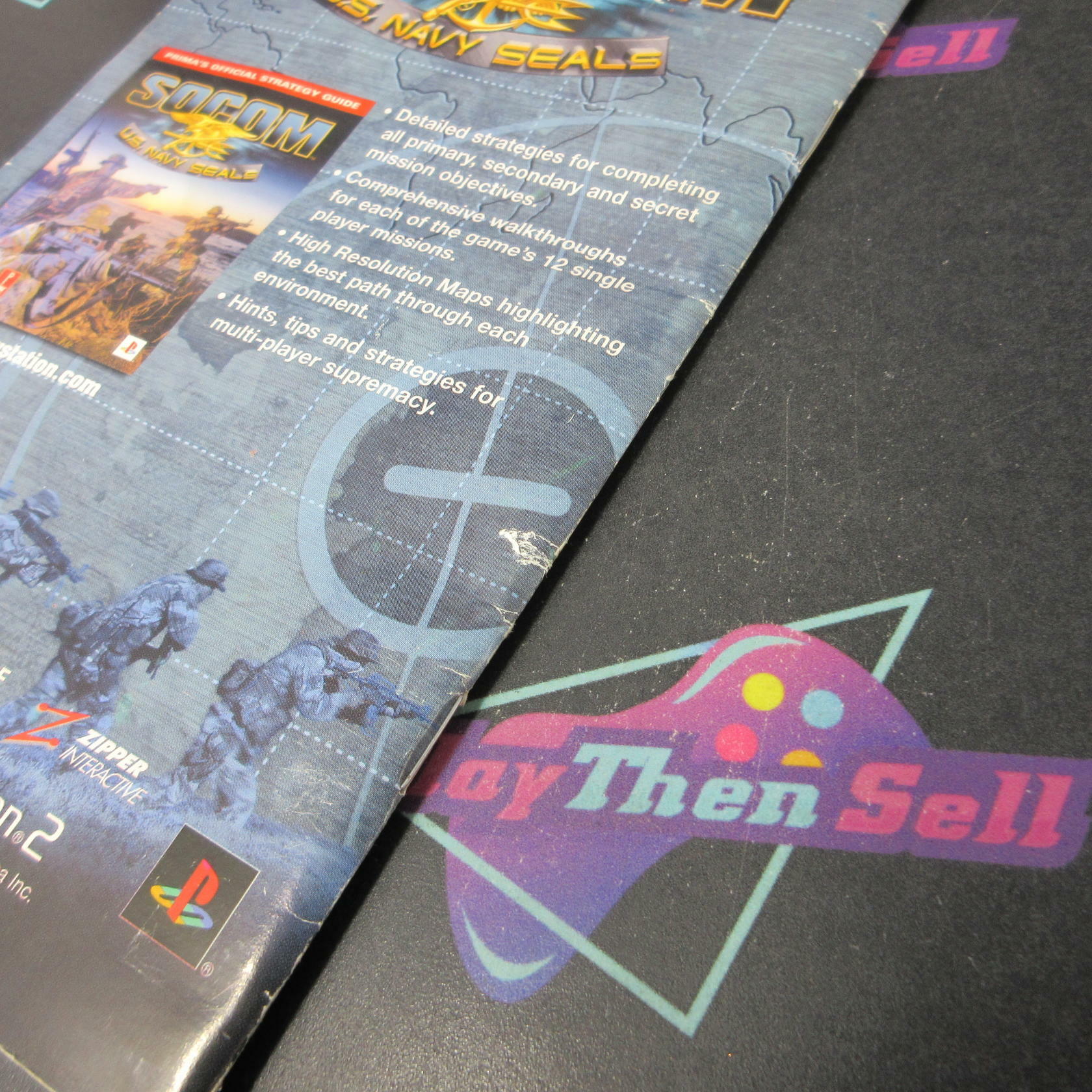 SOCOM US Navy Seals GH BL Disc PlayStation 2 AD/MD Complete CIB - Very Good