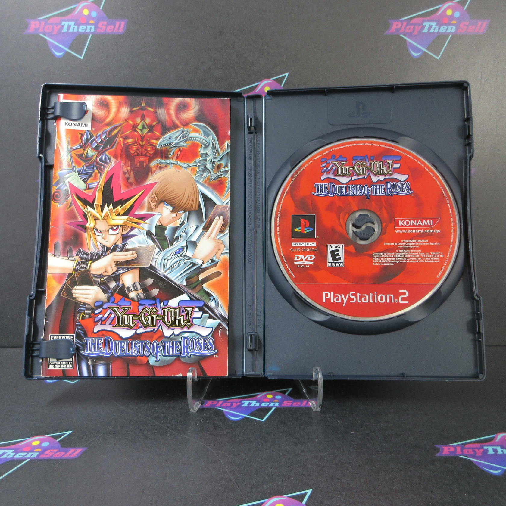 Yu-Gi-Oh Duelists of the Roses PS2 PlayStation 2 GH Disc - Like New