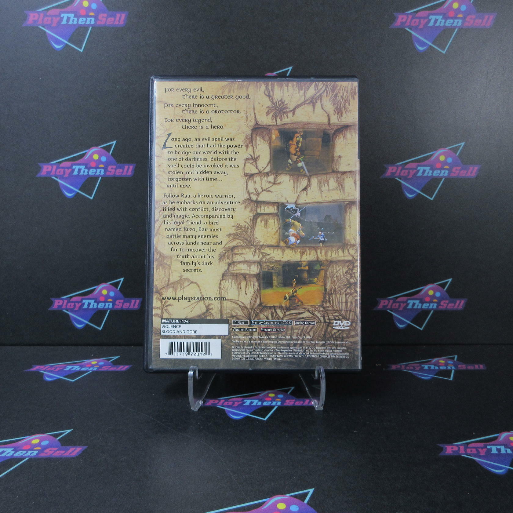 Mark of Kri PS2 PlayStation 2 AD Complete CIB - Very Good