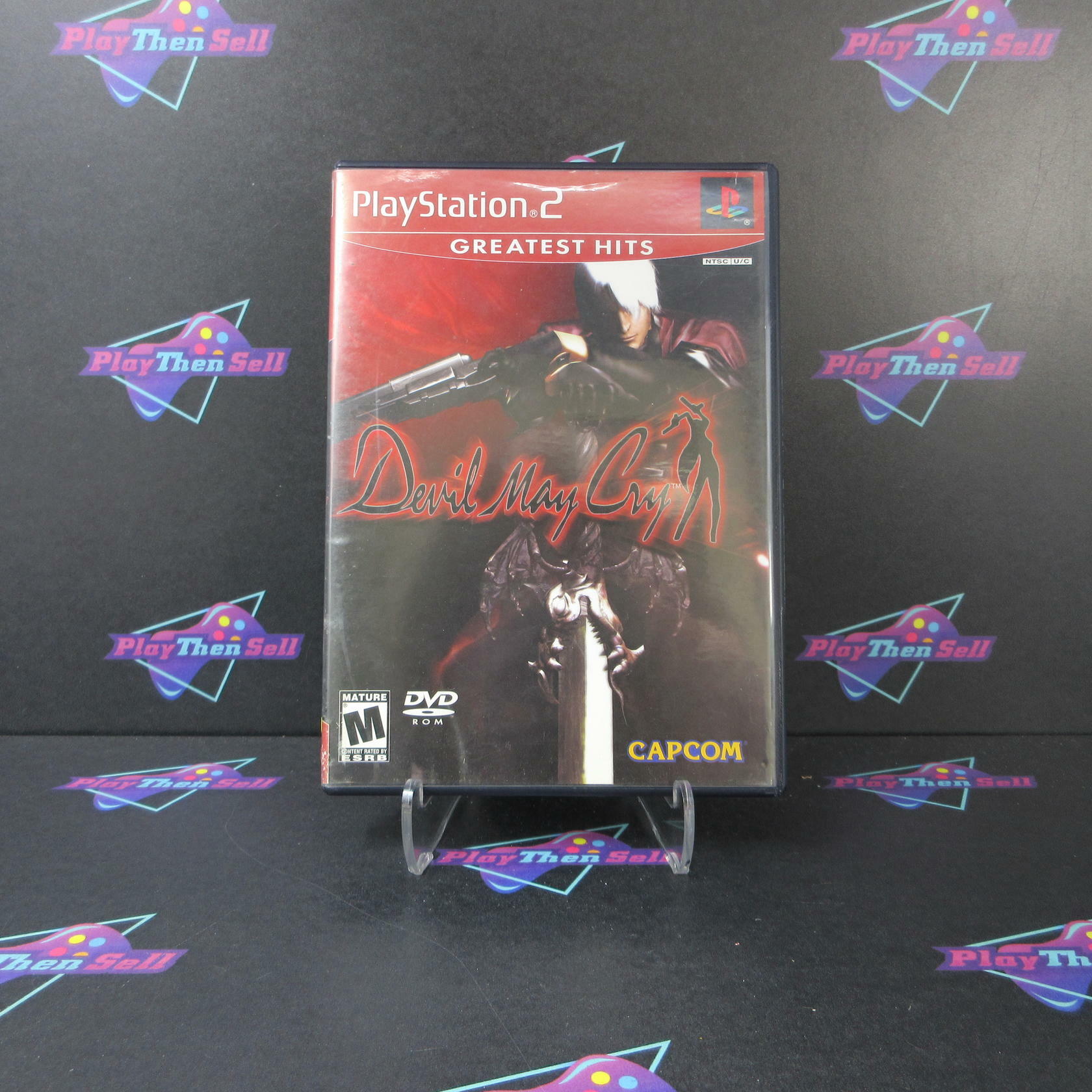 Devil May Cry GH BL Disc PS2 PlayStation 2 AD/NM - Very Good