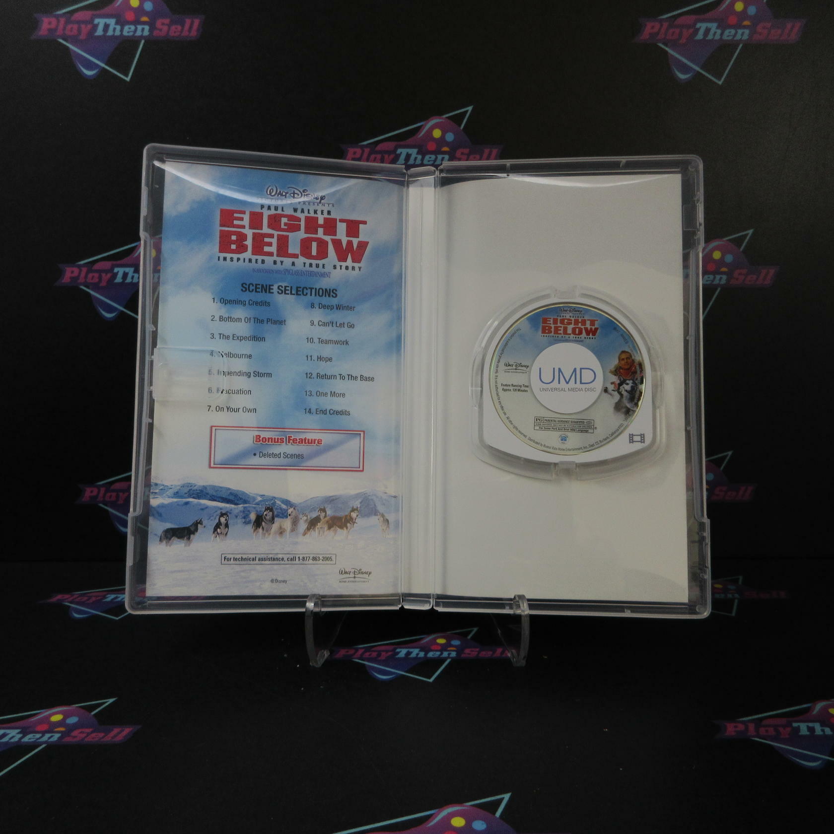 Eight Below Sony PSP UMD Movie - Like New