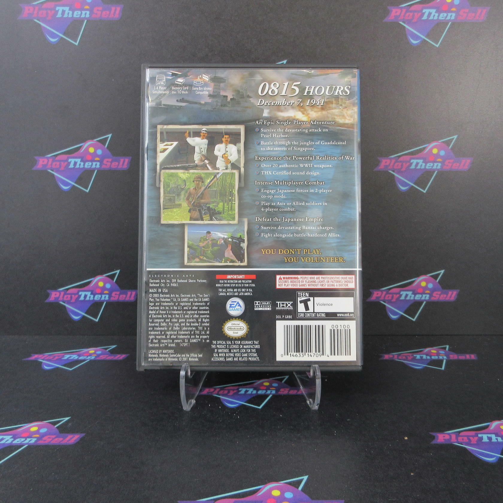 Medal of Honor Rising Sun Nintendo Gamecube - Like New