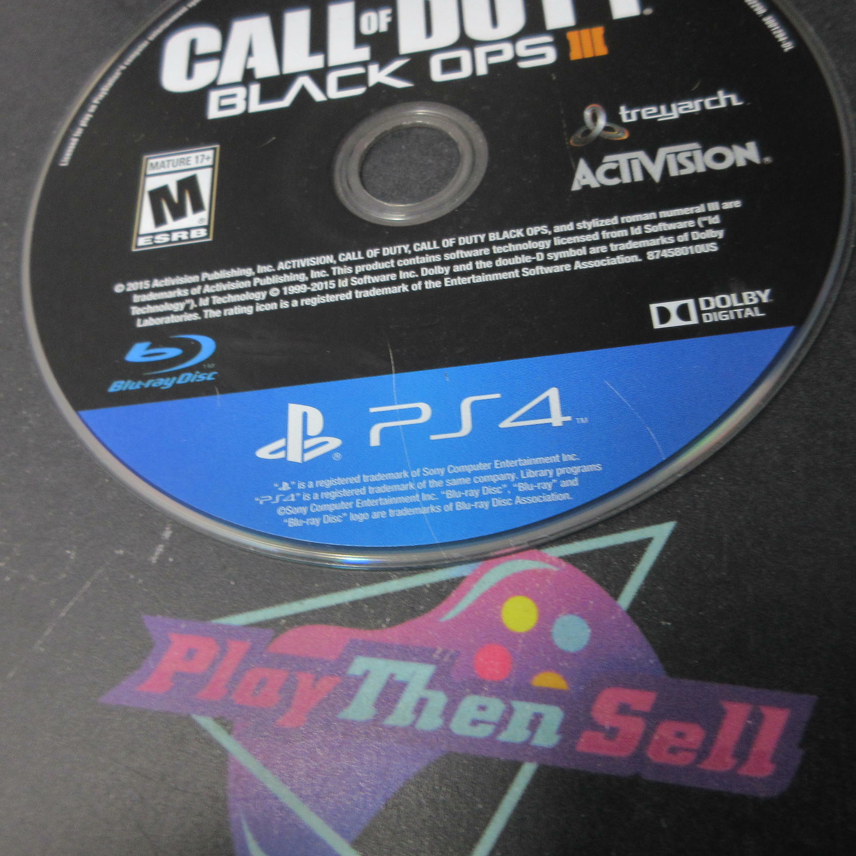 Call of Duty Black Ops 3 PS4 PlayStation 4 DD Complete CIB - Very Good