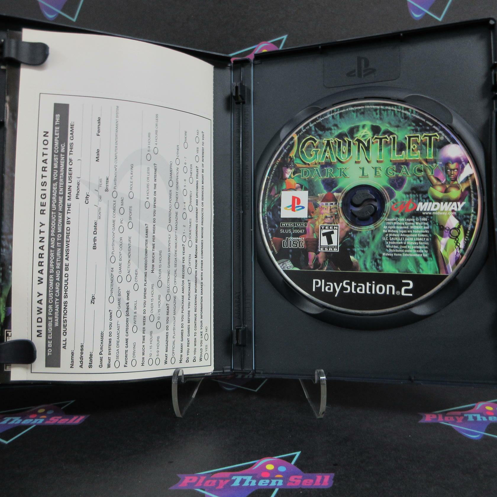 Gauntlet Dark Legacy PS2 PlayStation 2 + Reg Card - Like New
