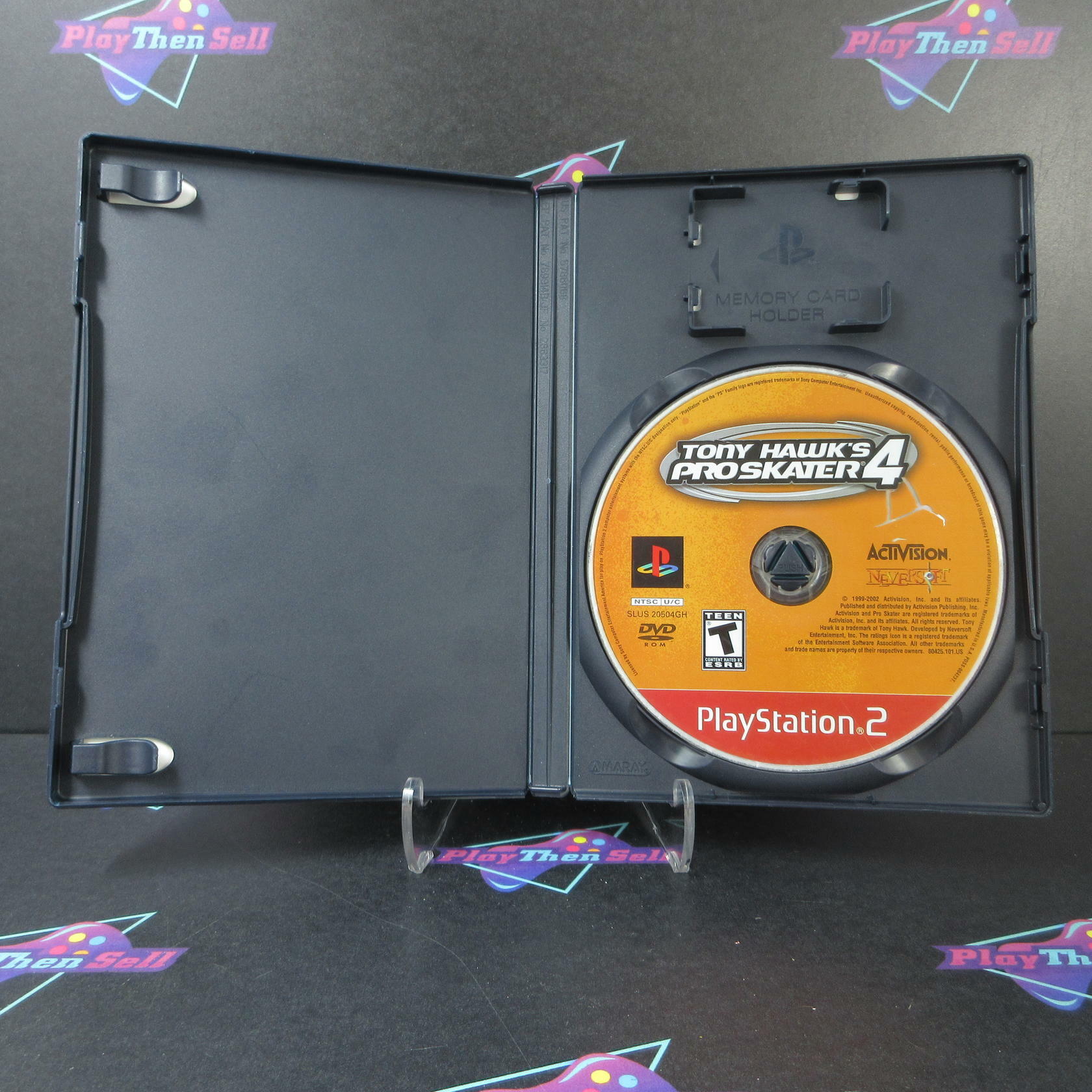 Tony Hawk's Pro Skater 4 GH PS2 PlayStation 2 AD/DD/NM - Very Good
