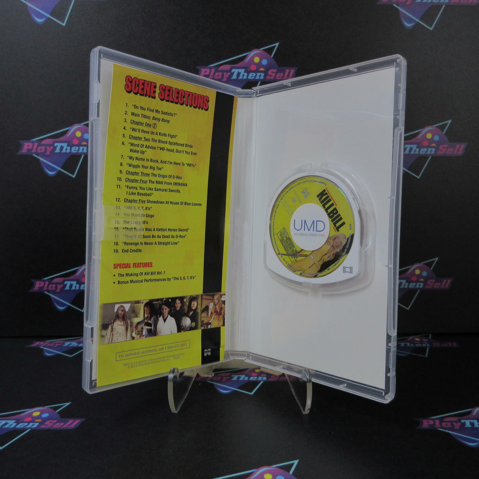 Kill Bill Volume 1 Sony PSP UMD Movie - Like New