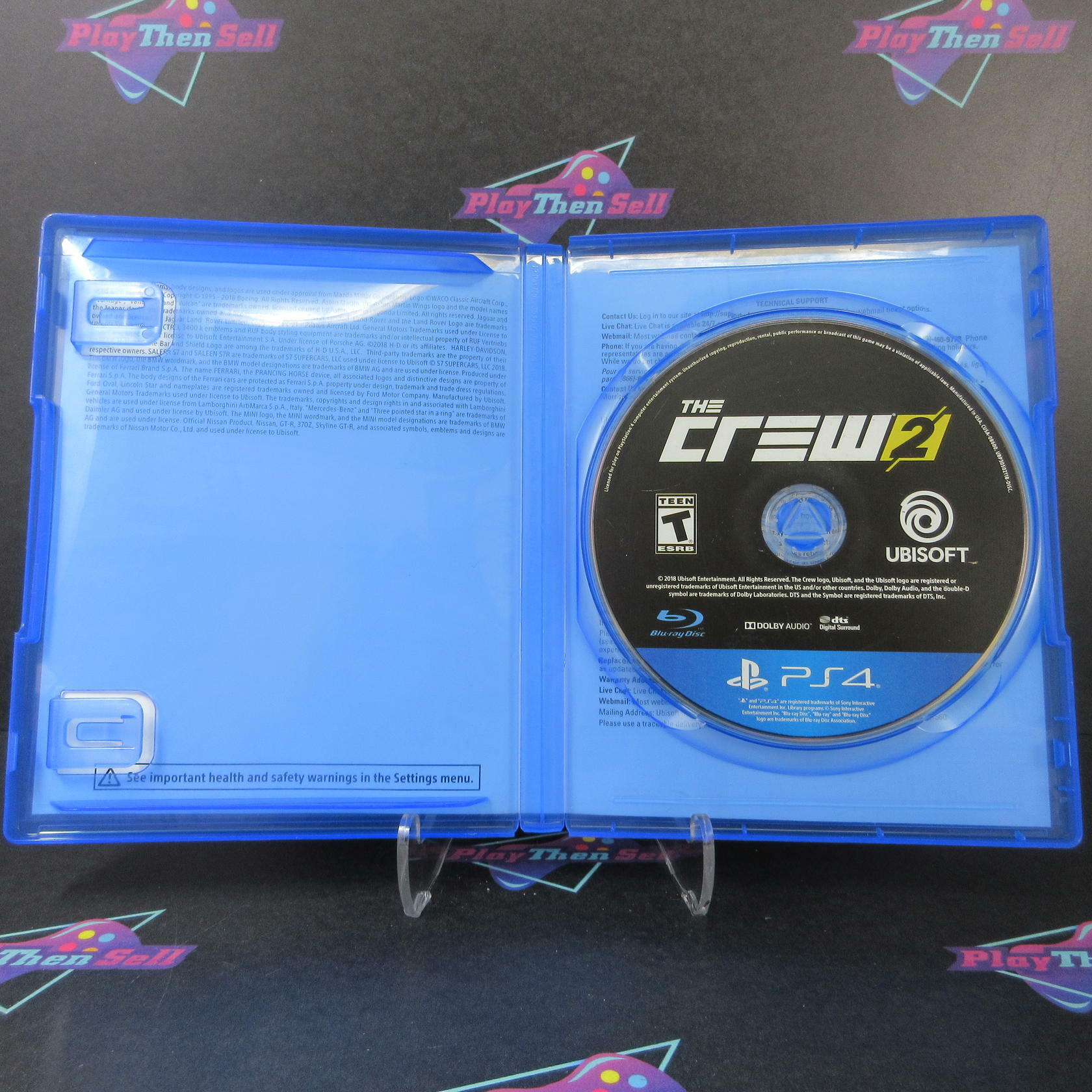 The Crew 2 PS4 PlayStation 4 AD Complete CIB - Very Good