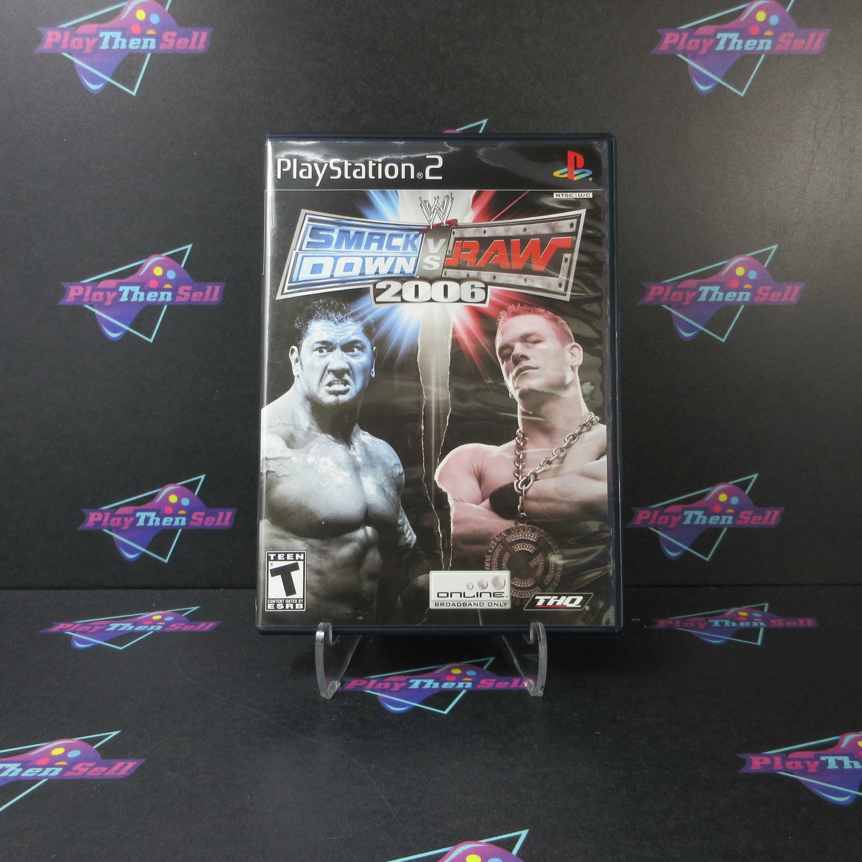 SmackDown Vs. Raw 2006 PS2 PlayStation 2 - Very Good