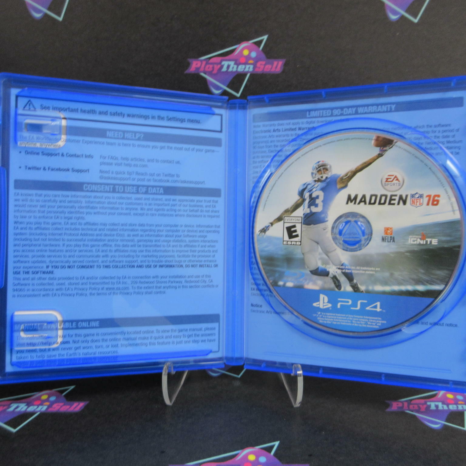 Madden NFL 16 PS4 PlayStation 4 - Like New