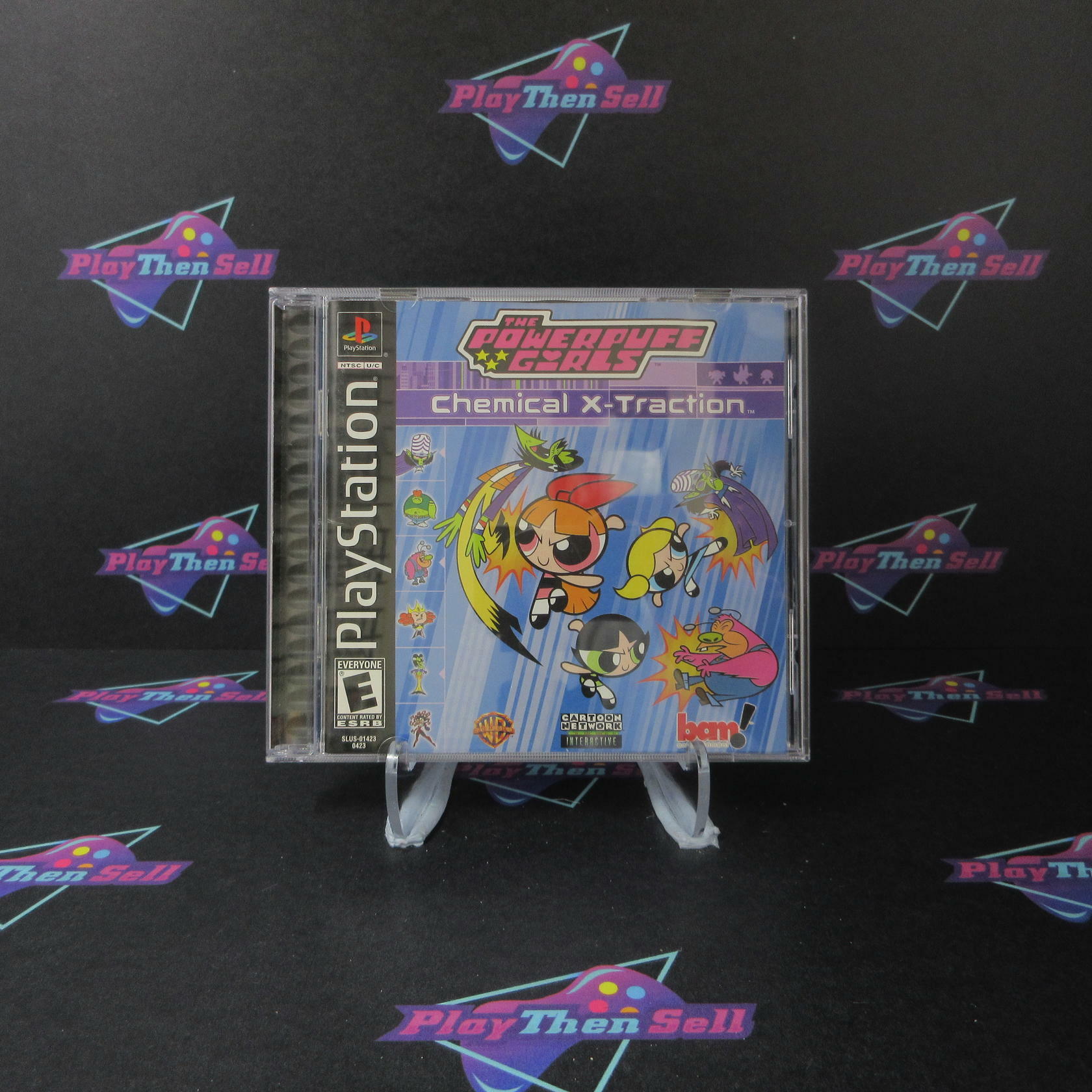 Powerpuff Girls Chemical X-Traction PS1 PlayStation 1 - Like New