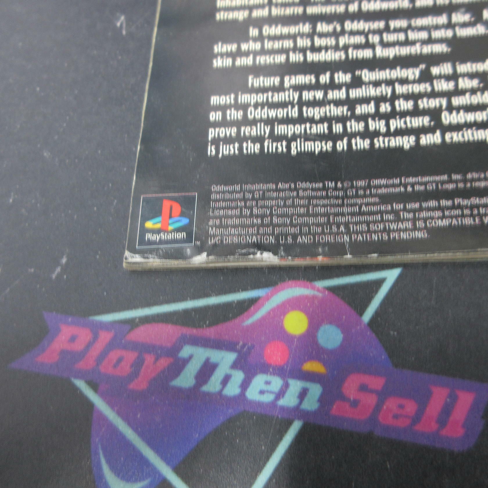 Oddworld Abe's Oddysee + Reg Card PS1 PlayStation 1 MD Complete CIB - Very Good