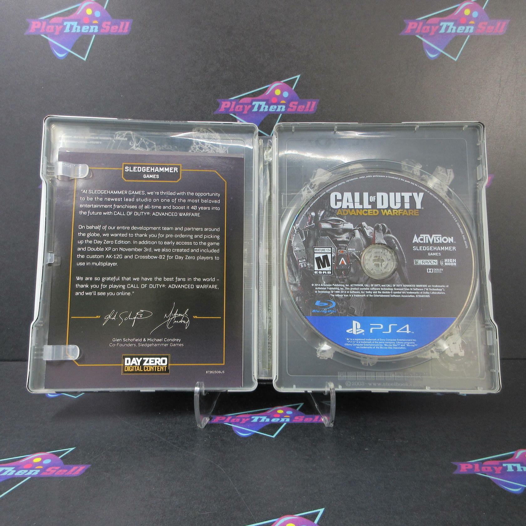 Call of Duty Advanced Warfare Atlas Limited Edition Steelbook PS4 PlayStation 4 - Like New