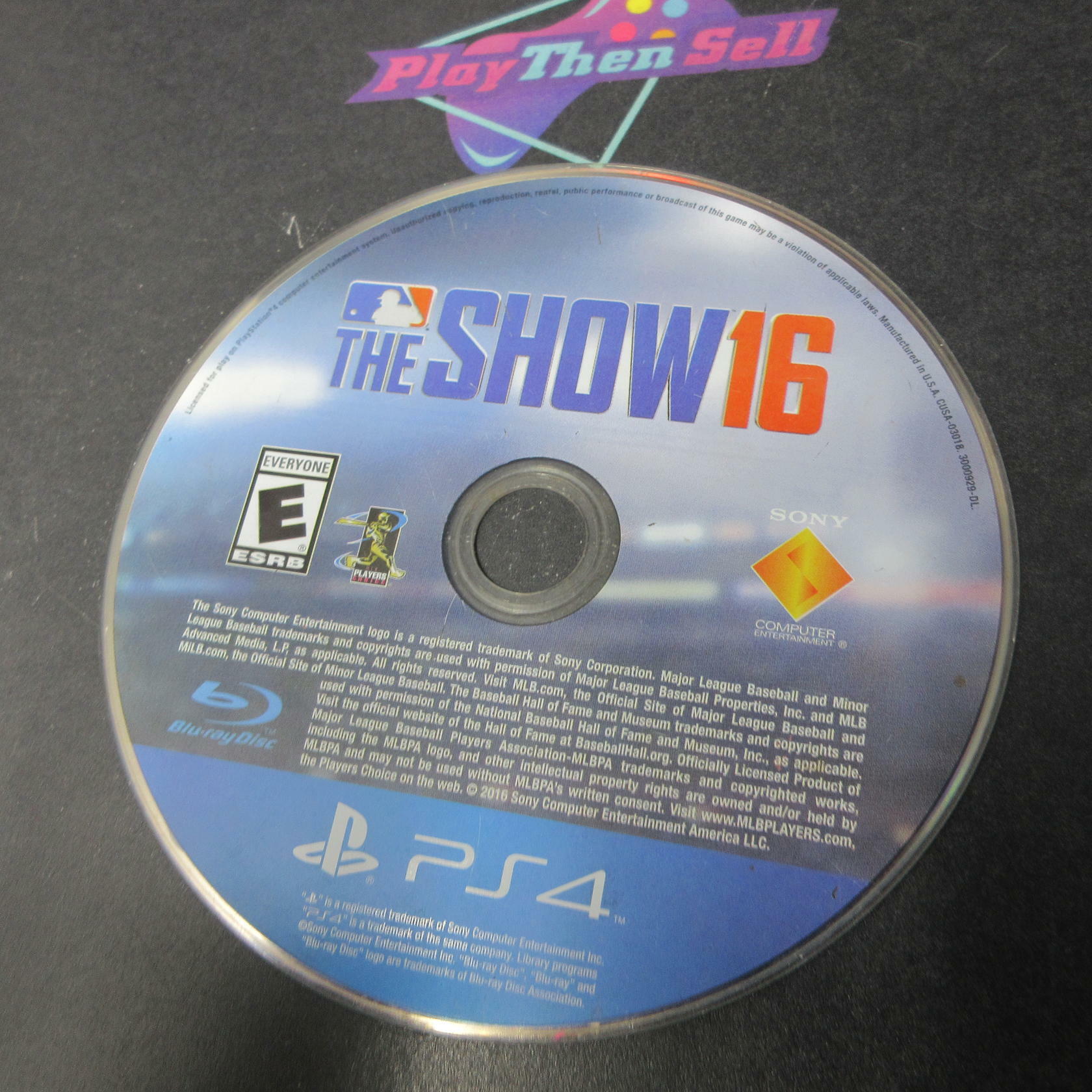 MLB The Show 16 MVP Edition PS4 PlayStation 4 CS/DD - Very Good