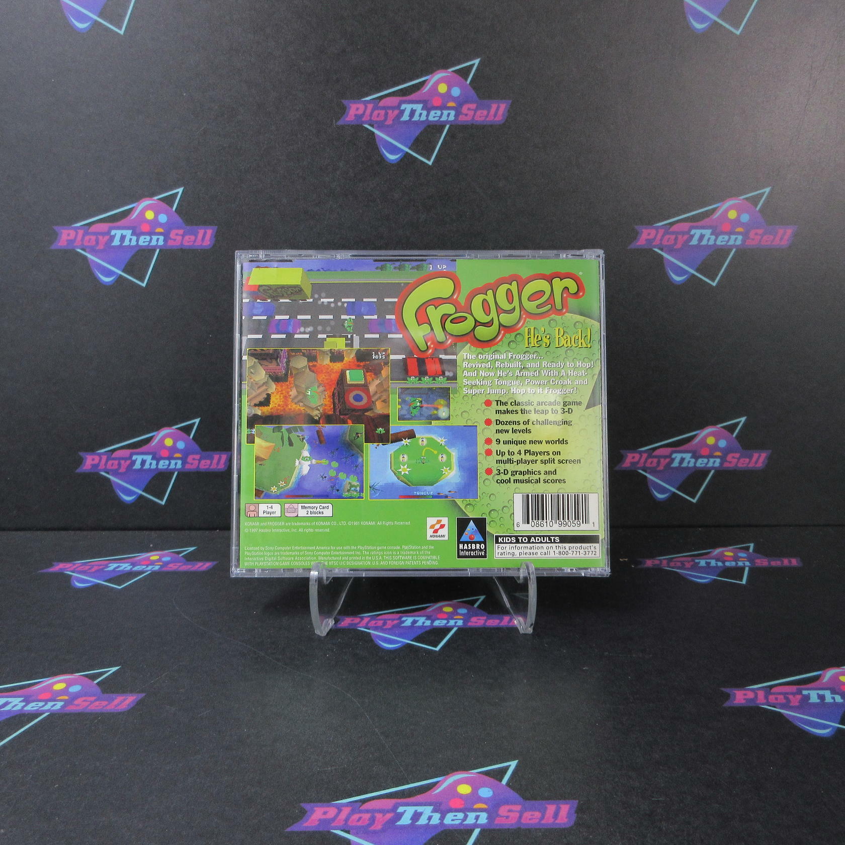Frogger PS1 PlayStation 1 - Very Good