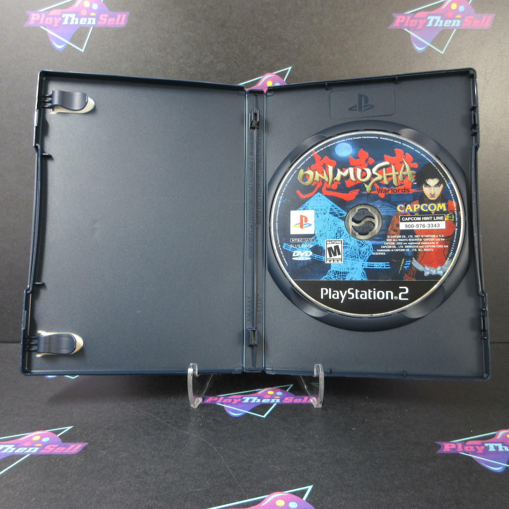 Onimusha Warlords PS2 PlayStation 2 AD/NM - Very Good