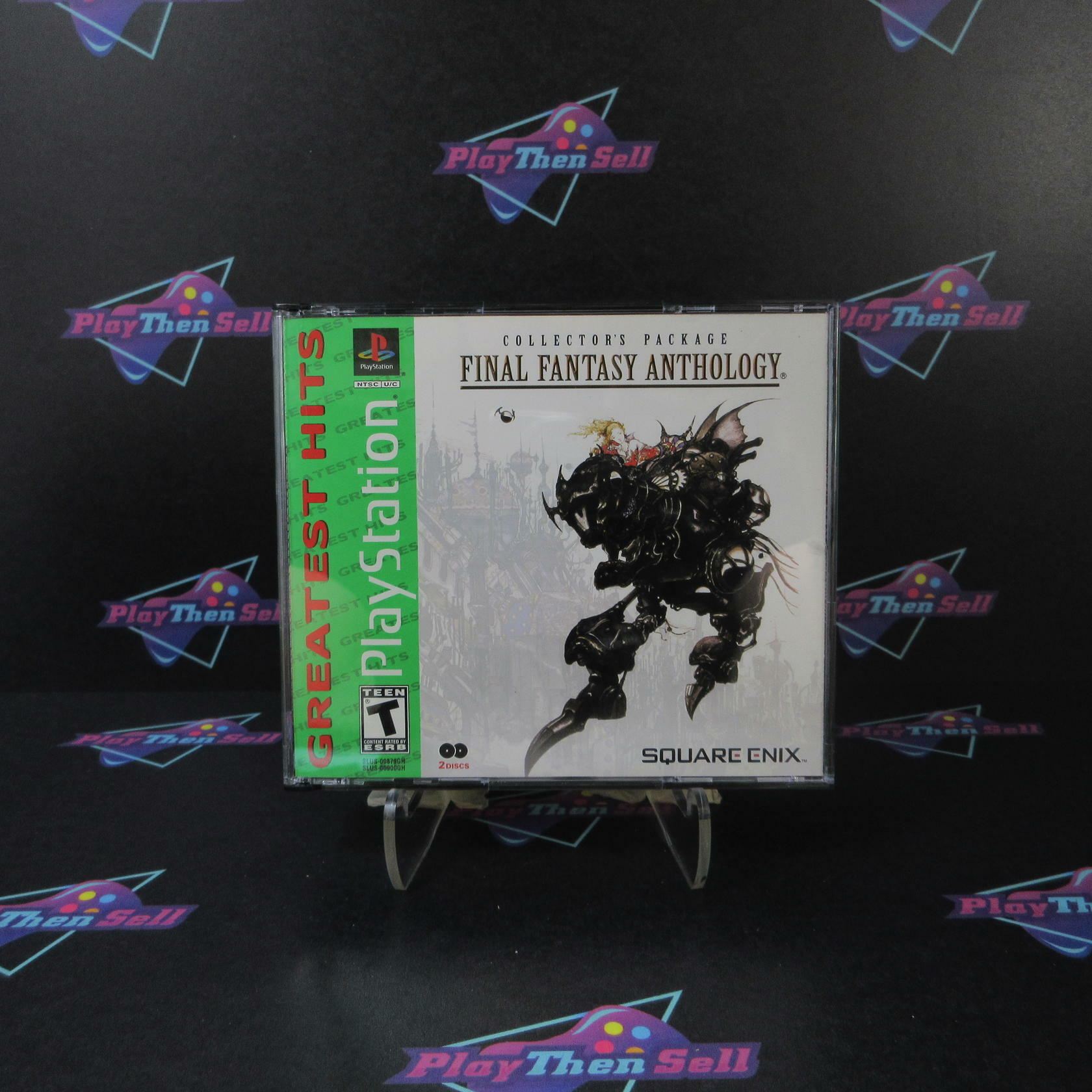 Final Fantasy Anthology Greatest Hits PS1 PlayStation 1 + Reg Card - Like New