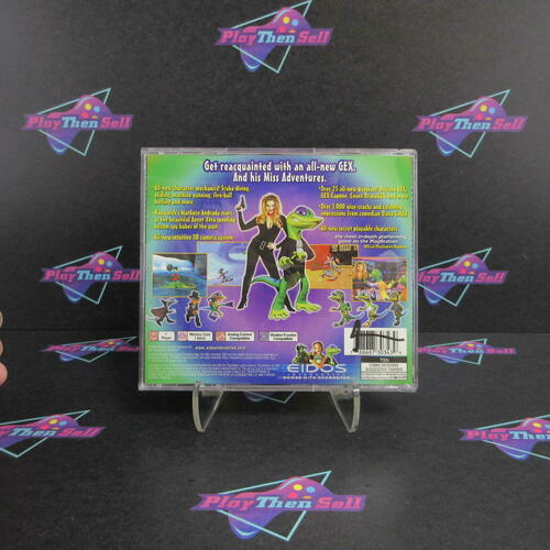 Gex 3 Deep Cover Gecko PS1 PlayStation 1 - Like New