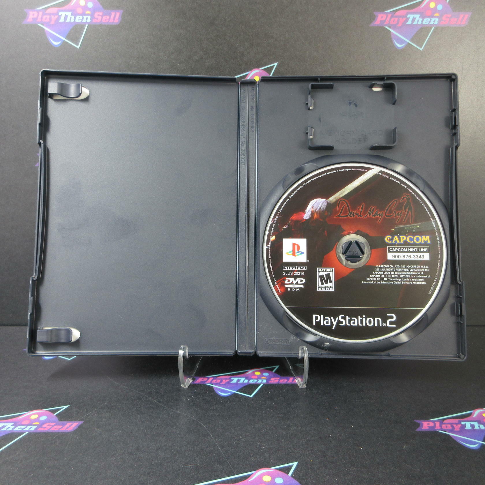 Devil May Cry GH BL Disc PS2 PlayStation 2 AD/NM - Very Good