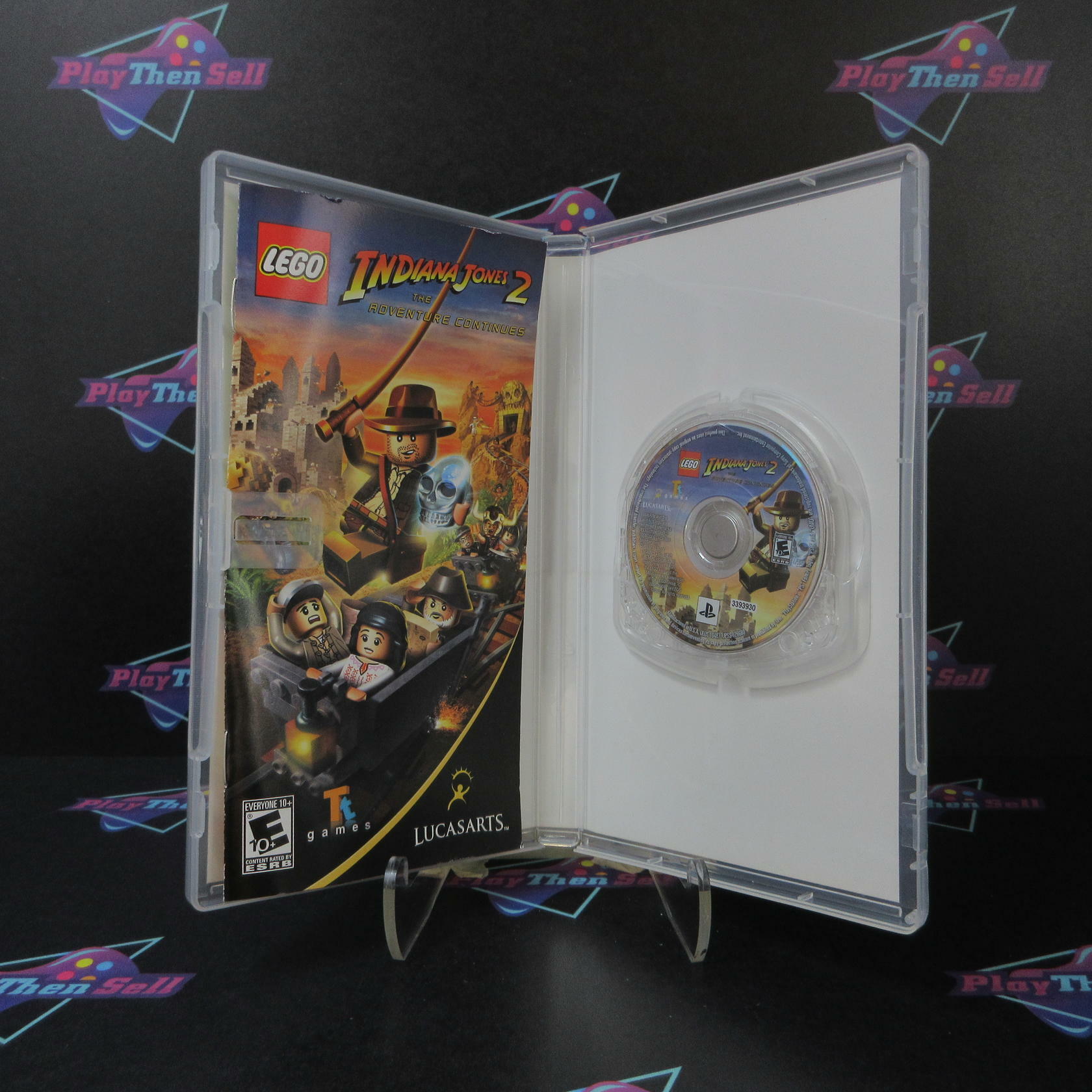 LEGO Indiana Jones 2 The Adventure Continues Clear UMD Sony PSP - Like New