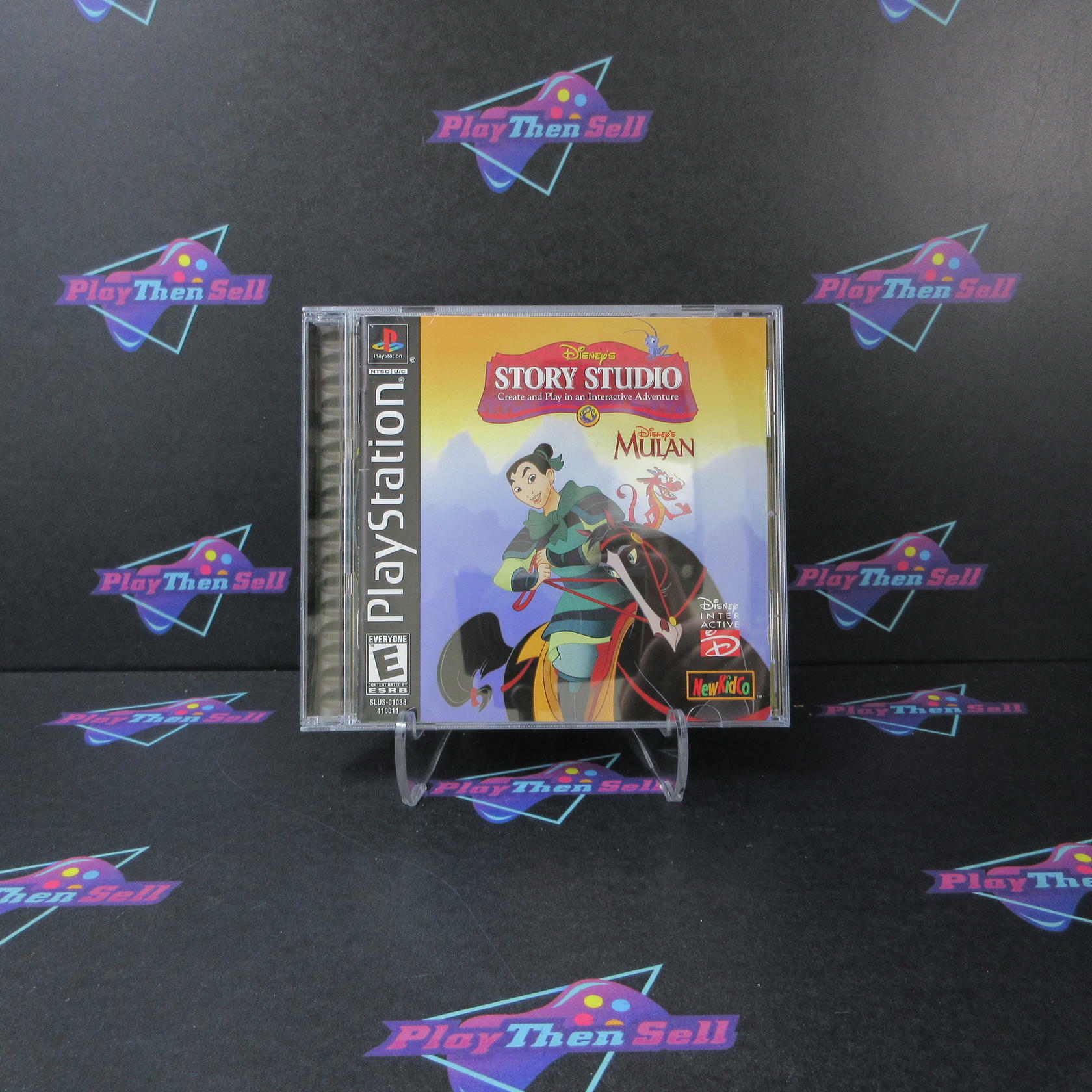 Disney's Story Studio Mulan PS1 PlayStation 1 MD Complete CIB - Very Good