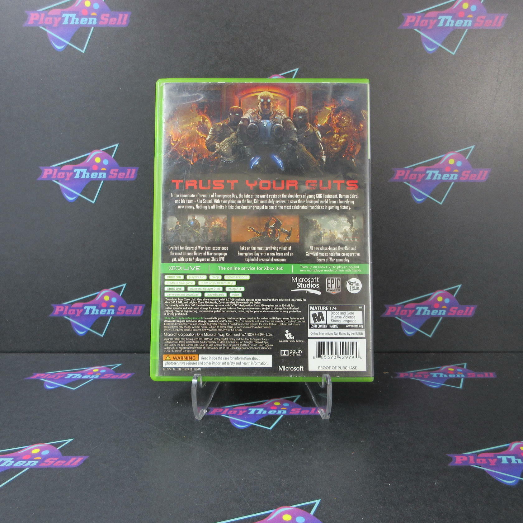 Gears of War Judgment Xbox 360 AD Complete CIB - Very Good