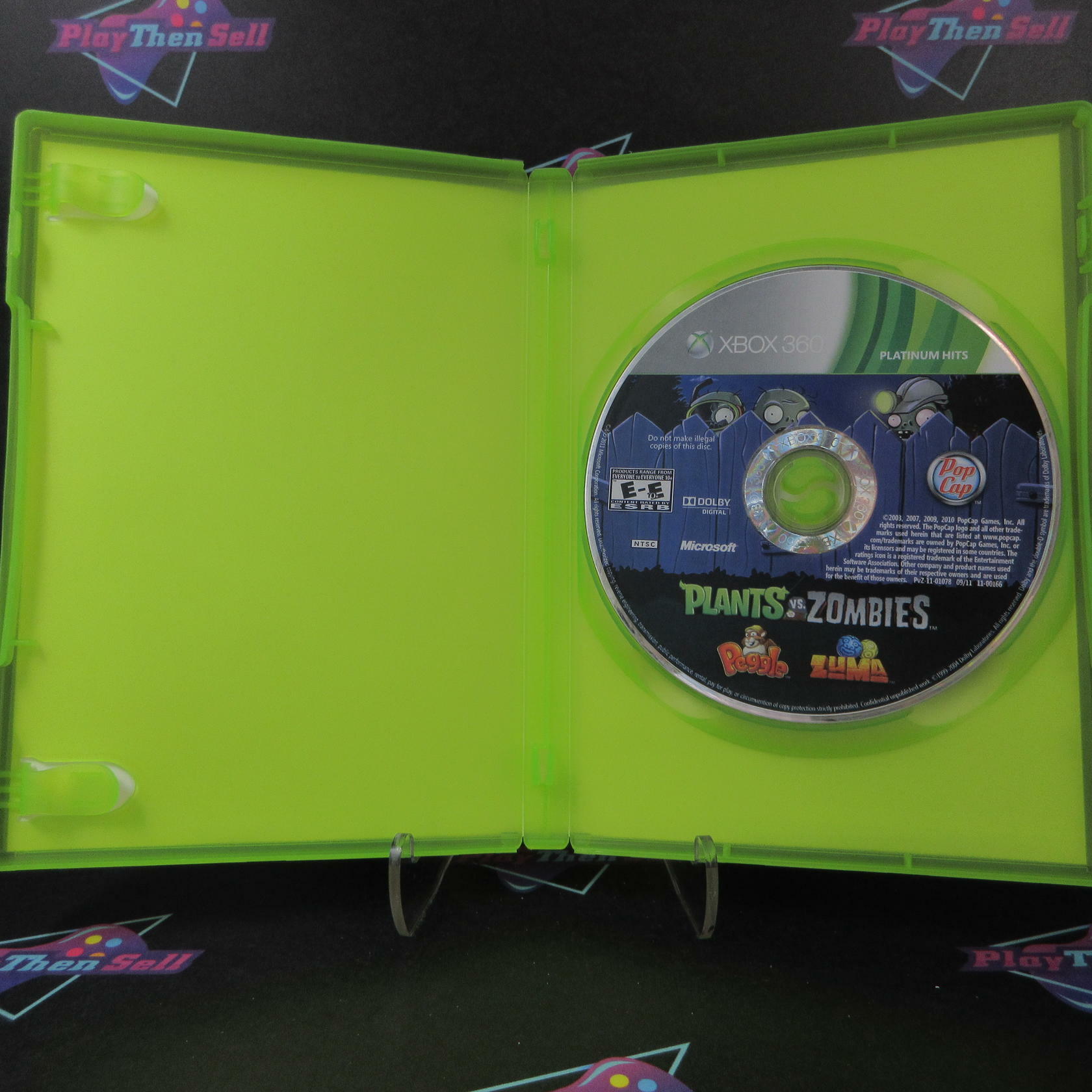 Plants Vs Zombies Xbox 360 Platinum Hits - Very Good