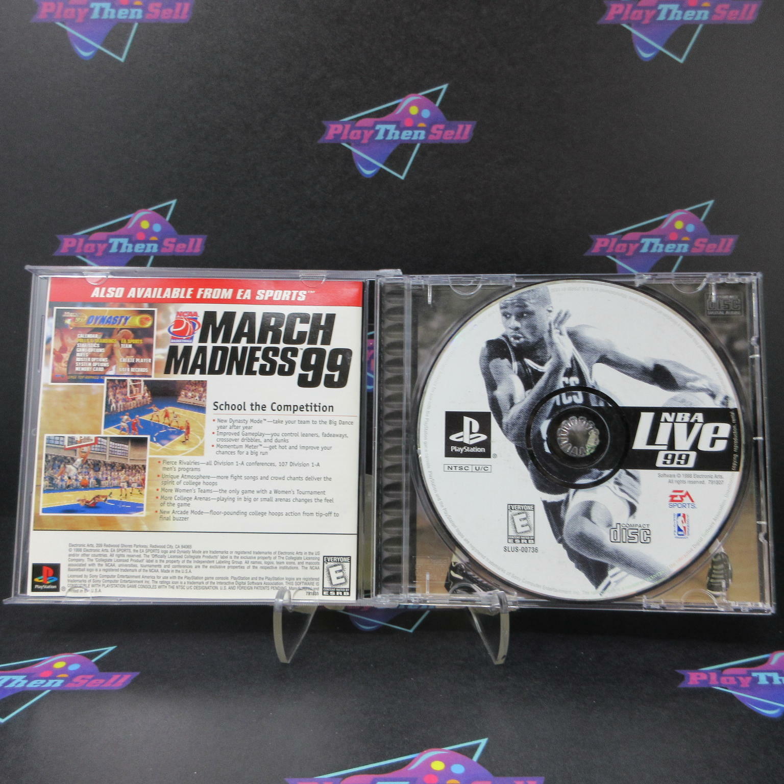 NBA Live 99 PS1 PlayStation 1 + Reg Card - Like New