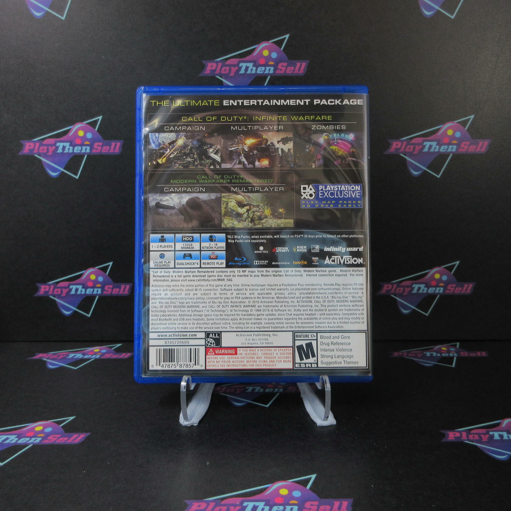 Call of Duty Infinite Warfare Legacy Edition PS4 PlayStation 4 - Like New