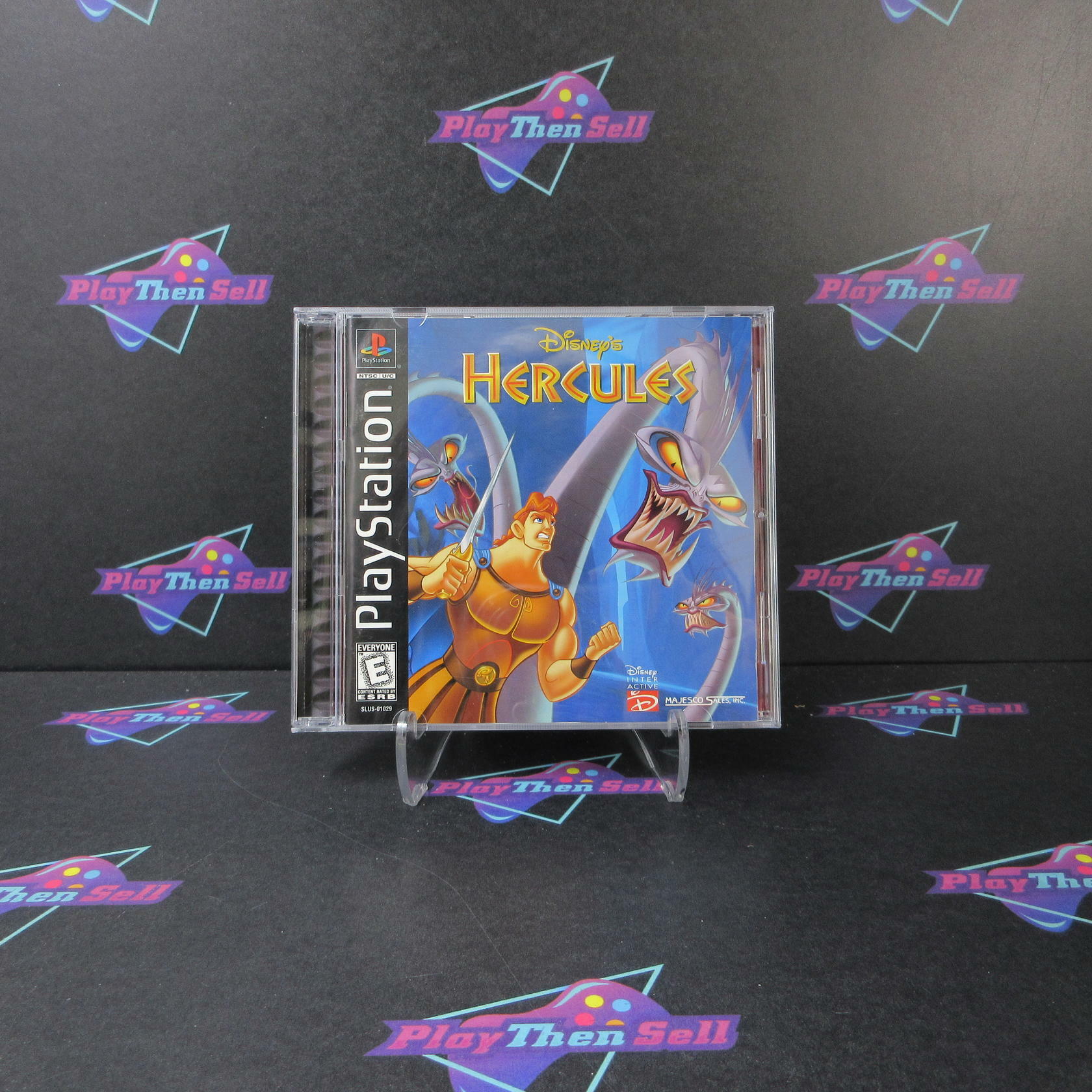 Disney's Hercules PS1 PlayStation 1 DD/MD Complete CIB - Very Good