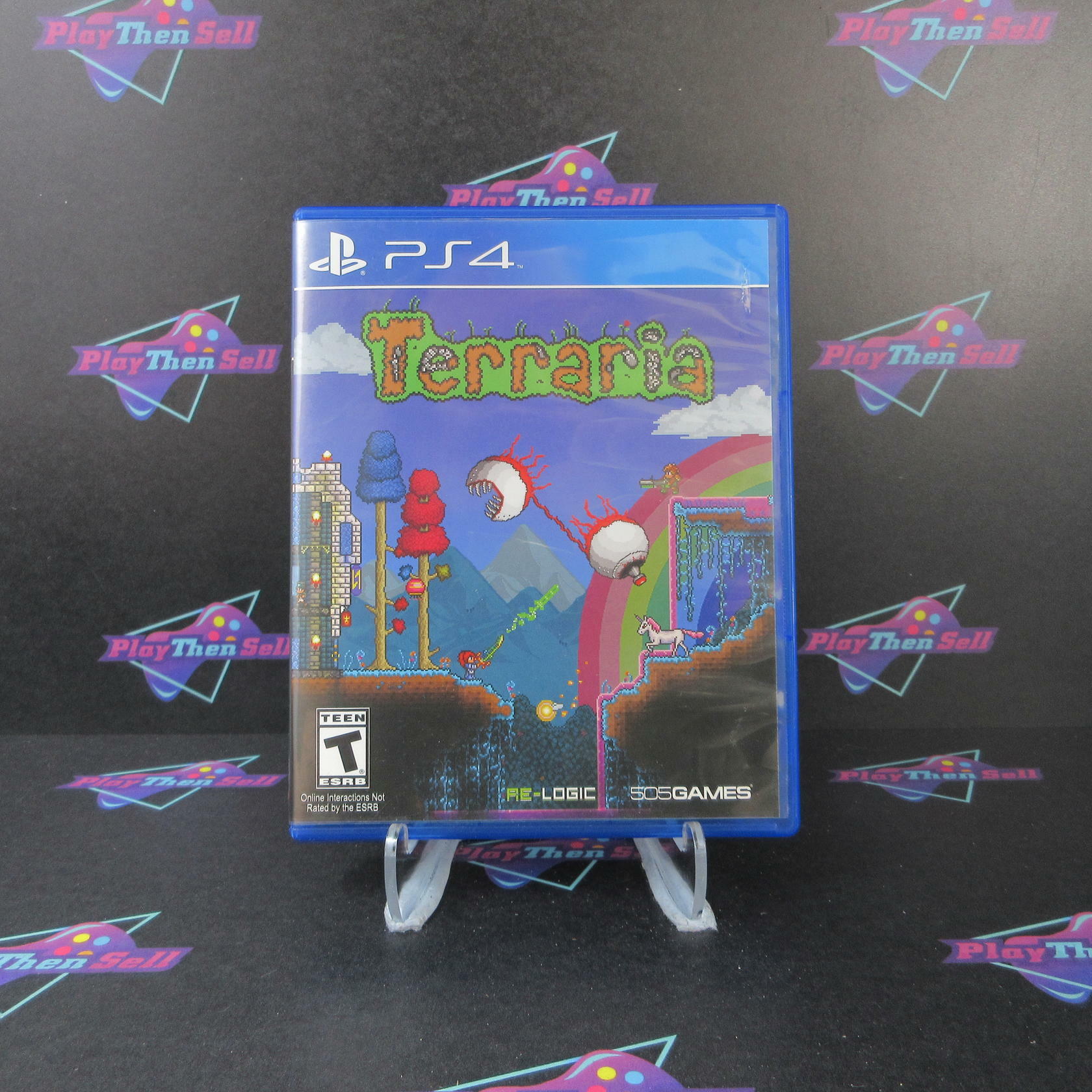 Terraria PS4 PlayStation 4 AD Complete CIB - Very Good