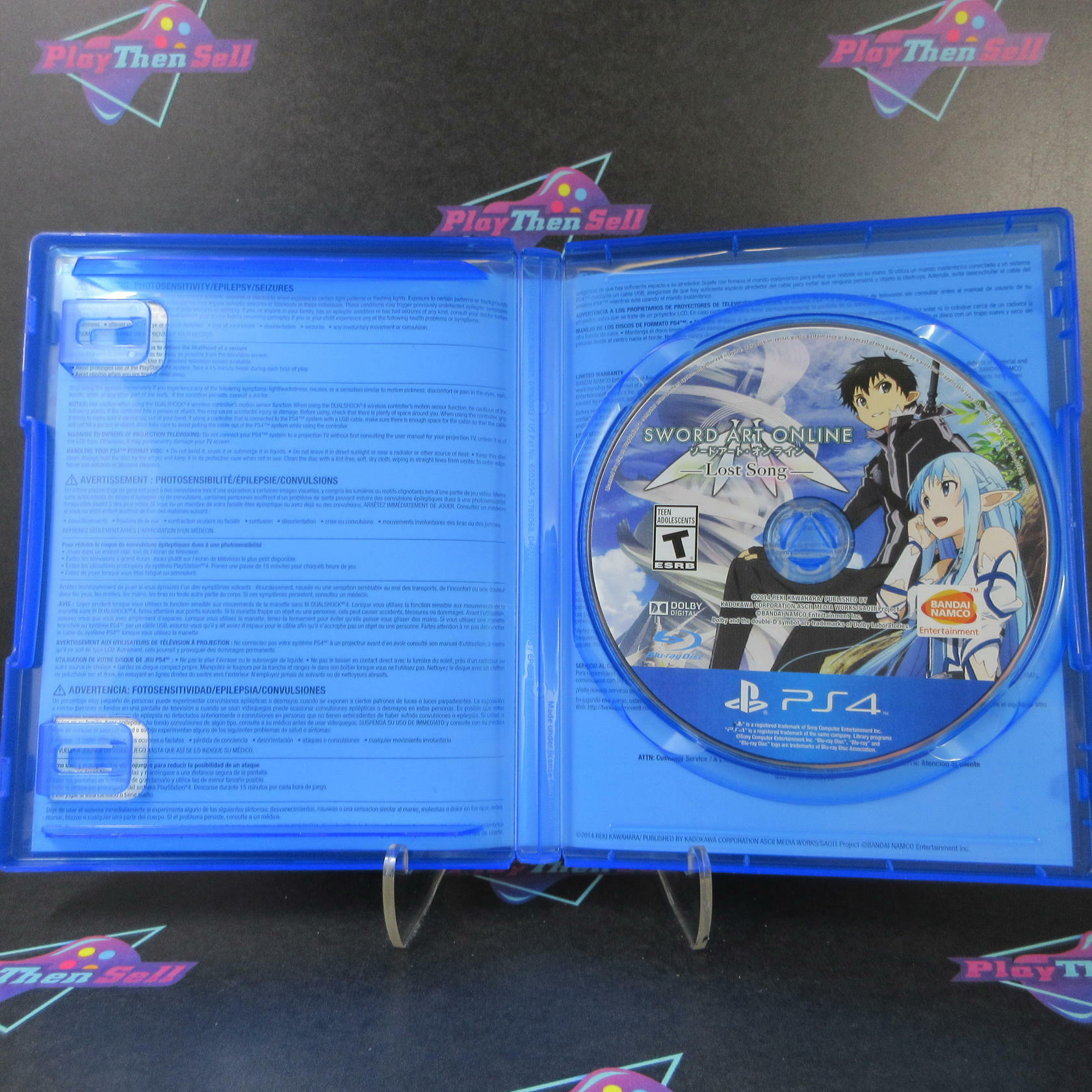 Sword Art Online Lost Song PS4 PlayStation 4 - Like New