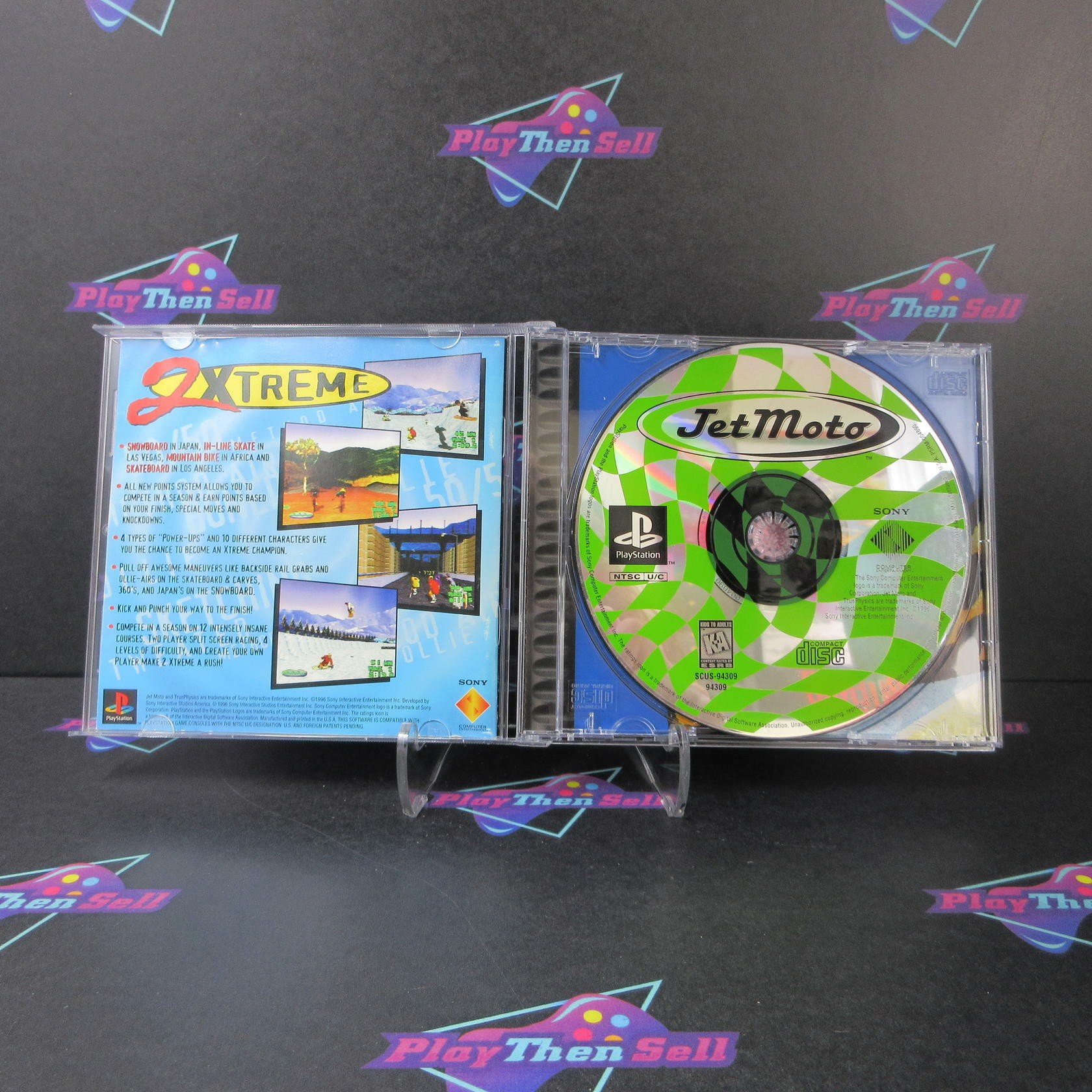 Jet Moto PS1 PlayStation 1 MD Complete CIB - Very Good