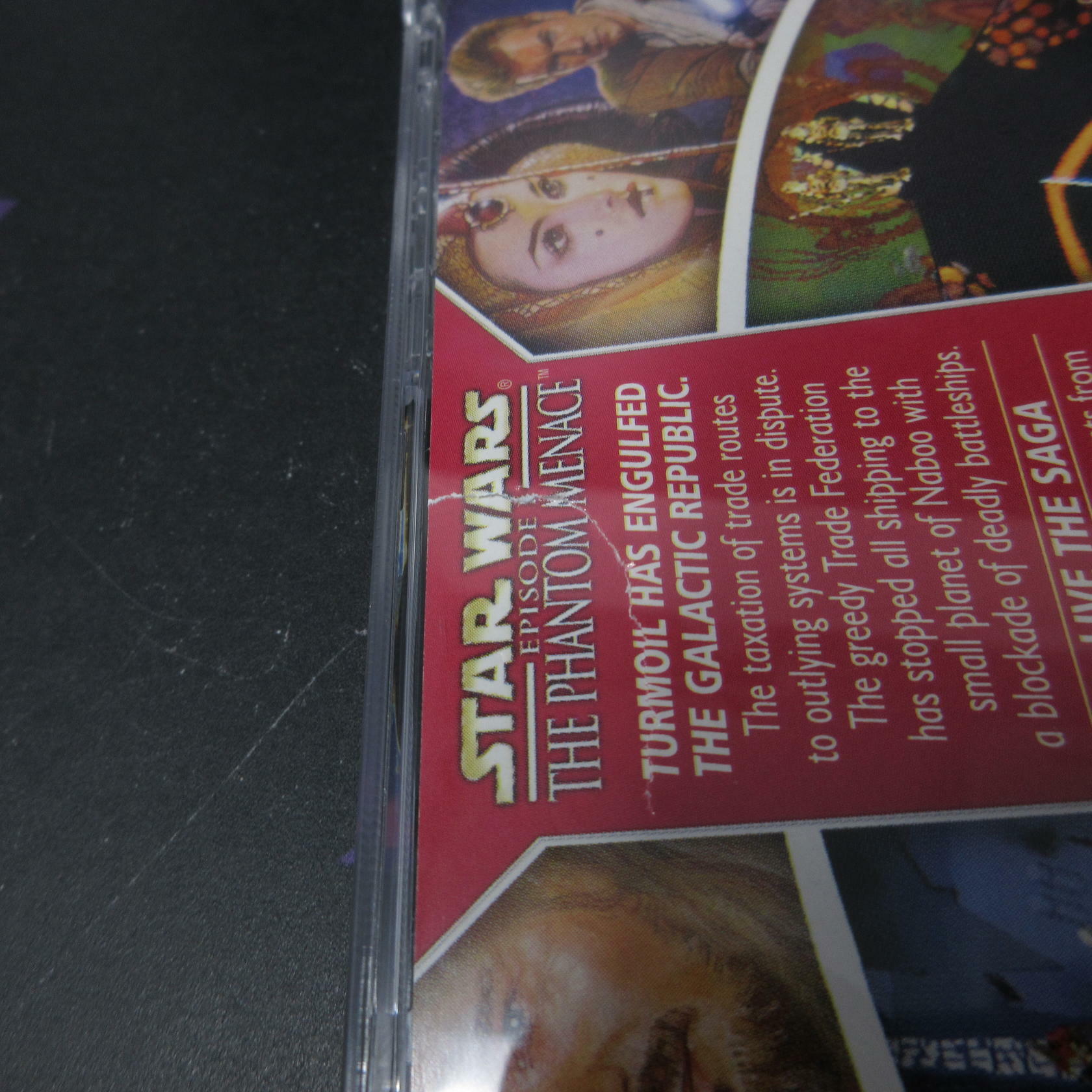 Star Wars Episode I The Phantom Menace PS1 PlayStation 1 Complete - Very Good