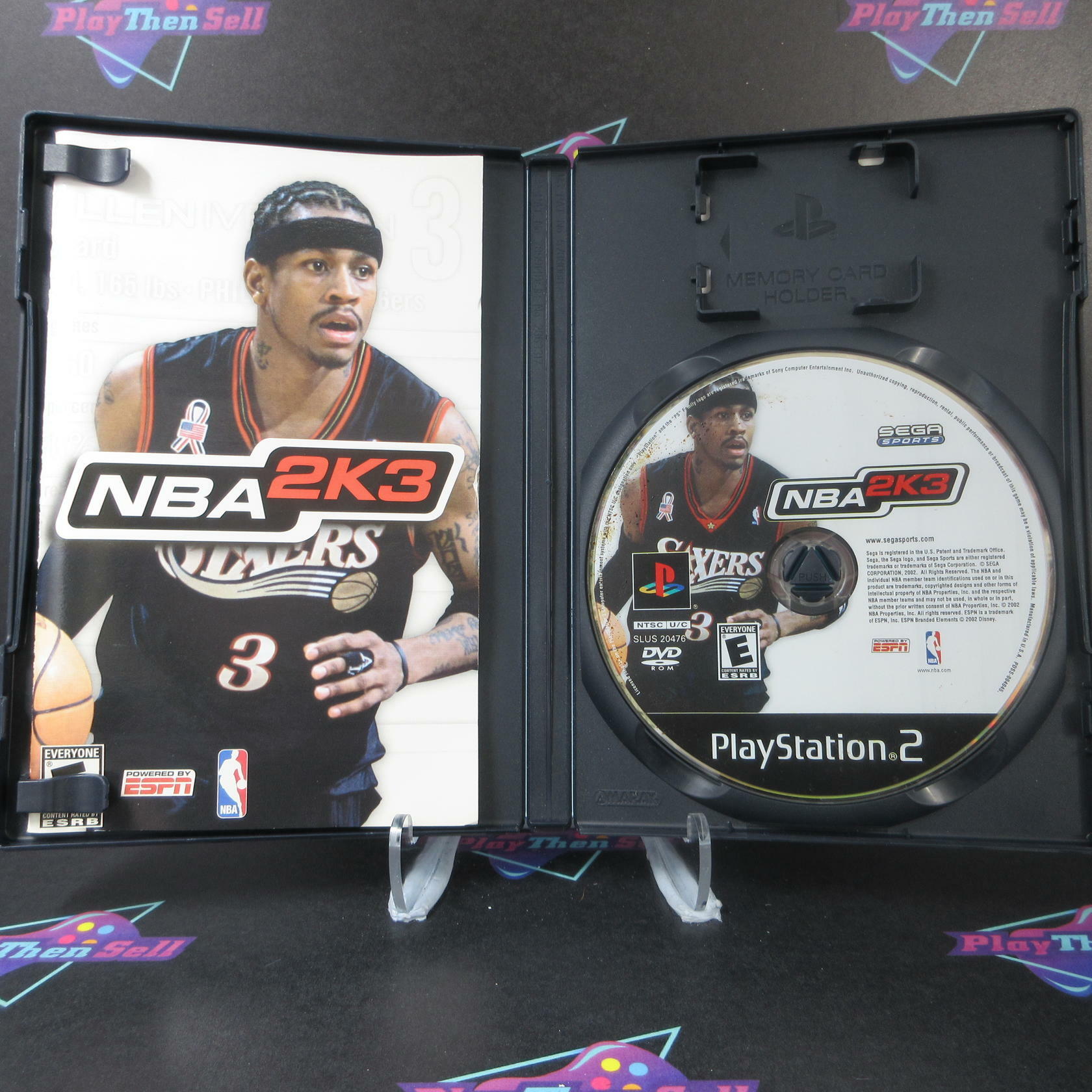 NBA 2K3 PS2 PlayStation 2 AD Complete CIB - Very Good