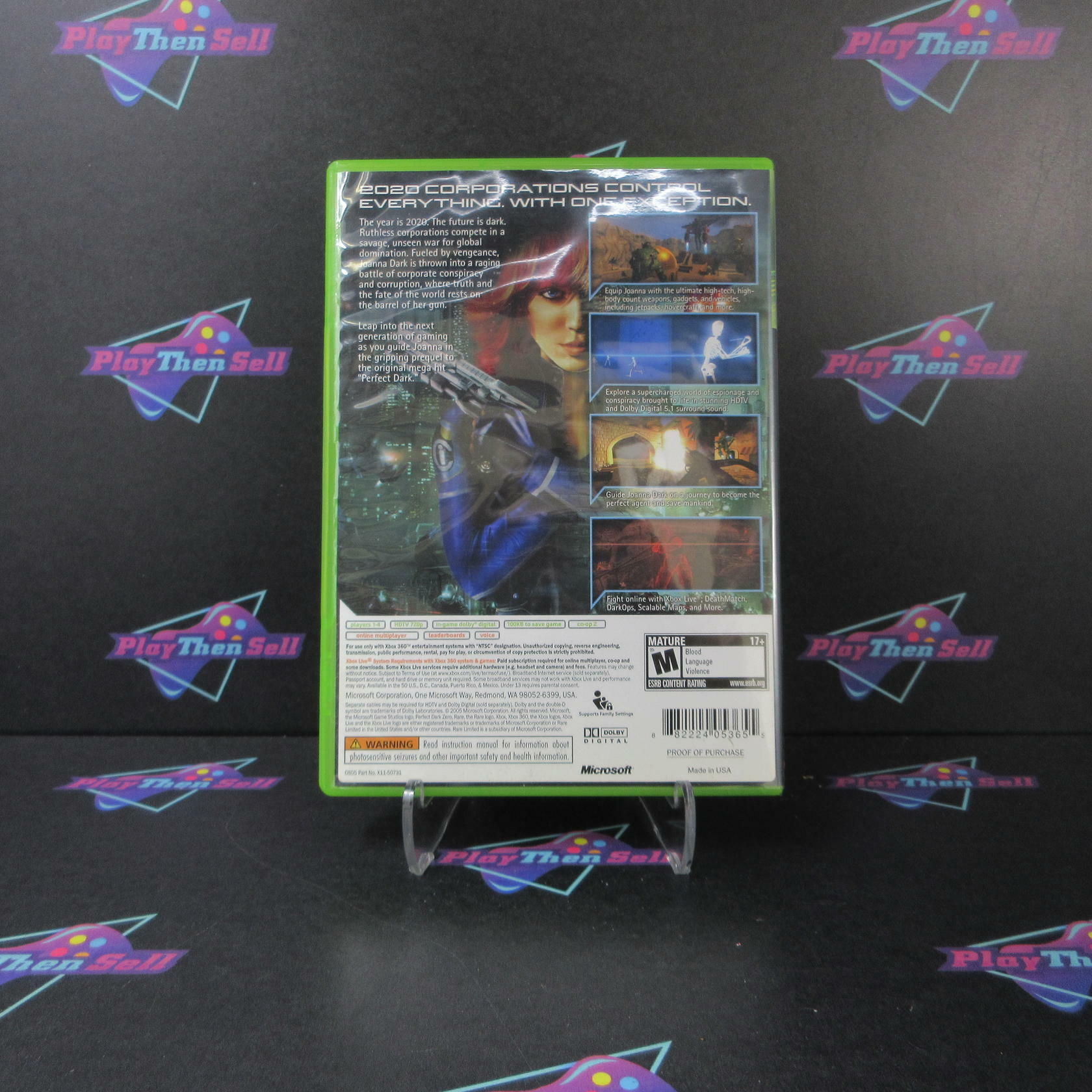 Perfect Dark Zero Xbox 360 AD/NM - Very Good