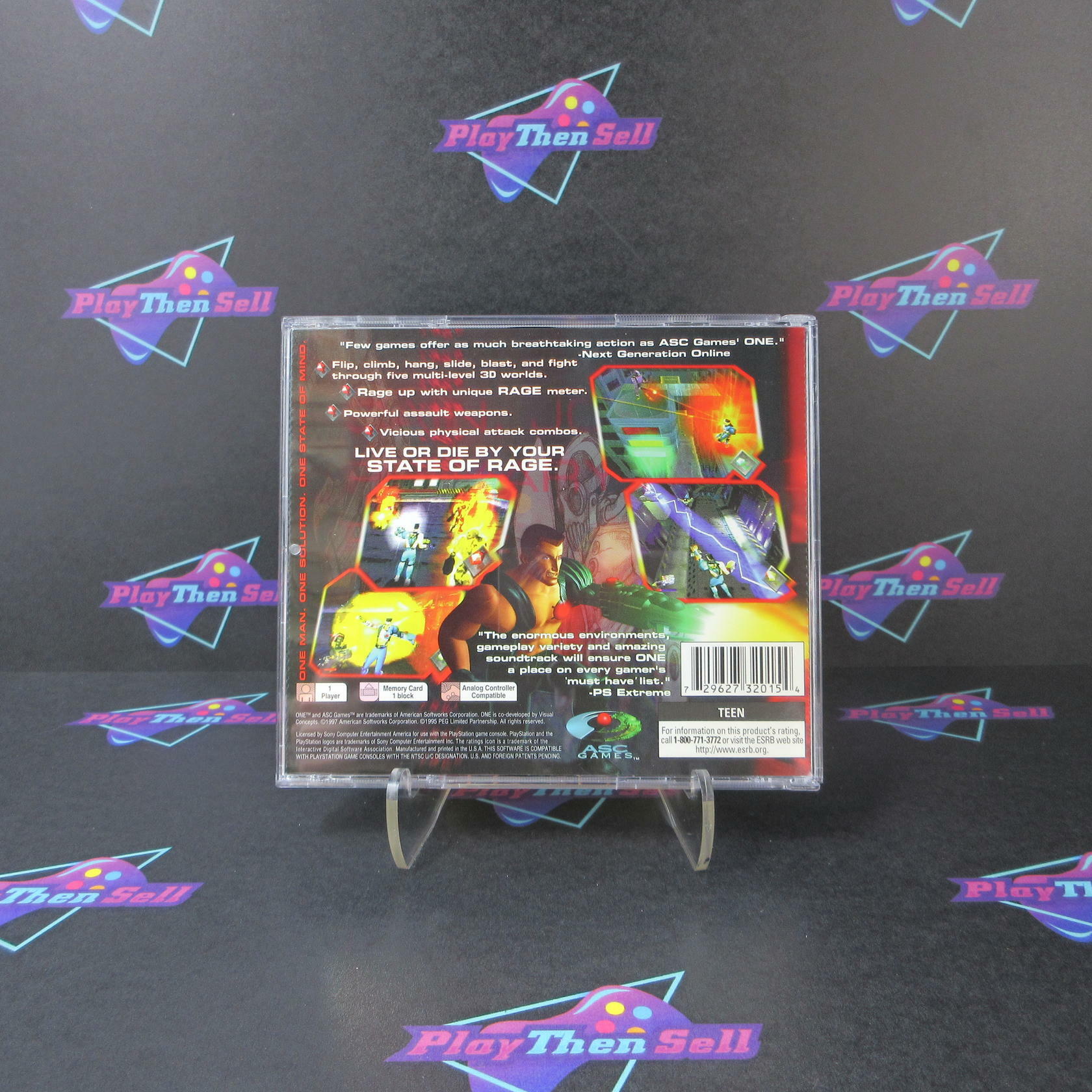 One PS1 PlayStation 1 - Like New