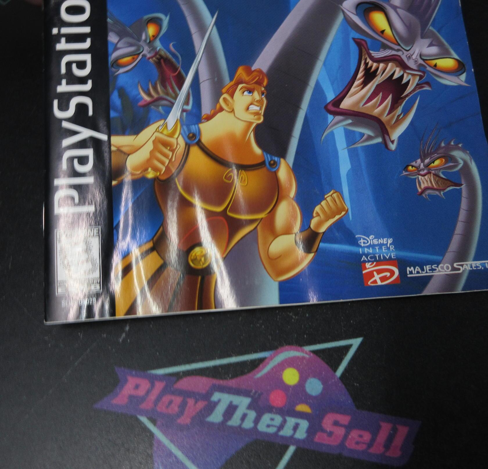 Disney's Hercules PS1 PlayStation 1 DD/MD Complete CIB - Very Good