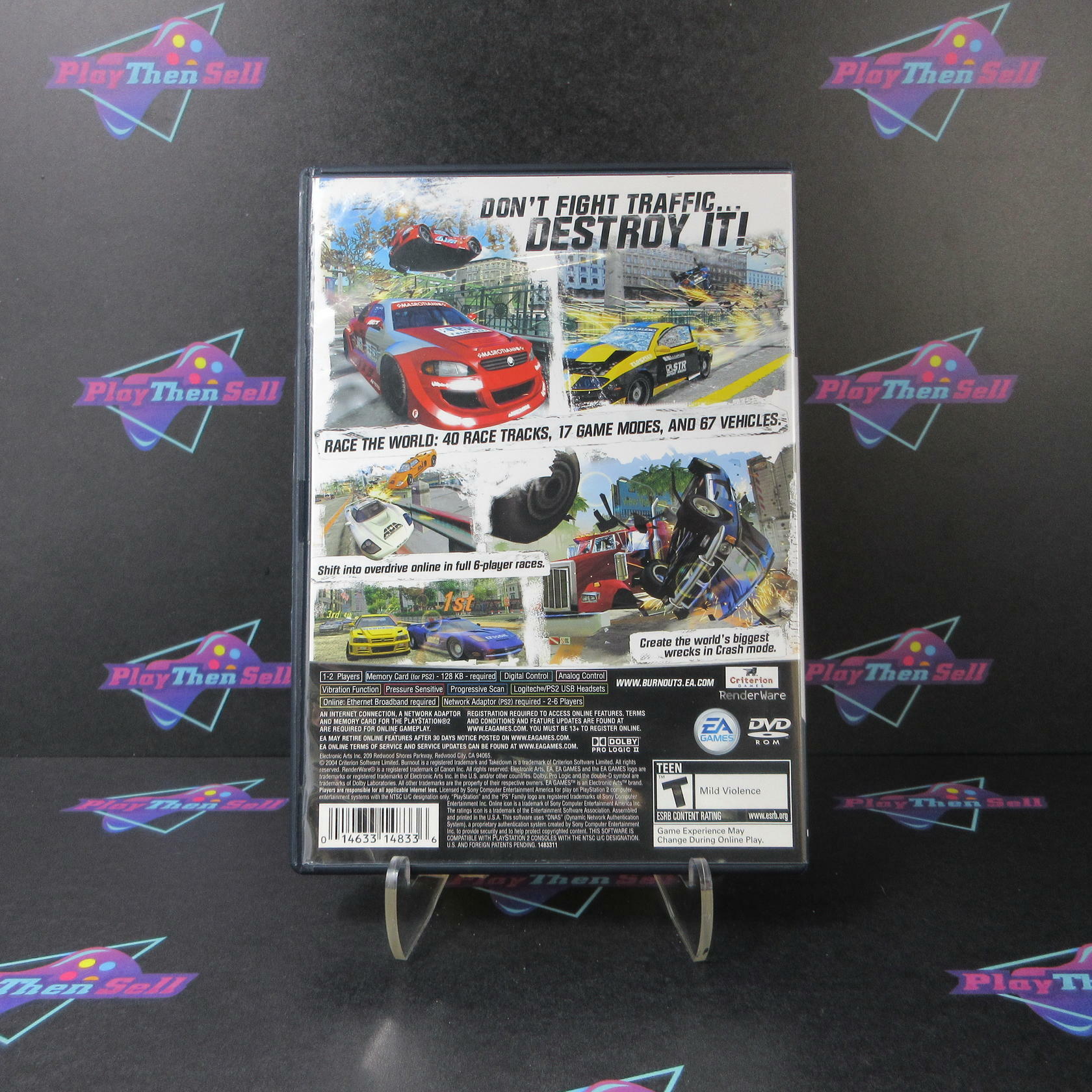 Burnout 3 Takedown PS2 PlayStation 2 - Like New