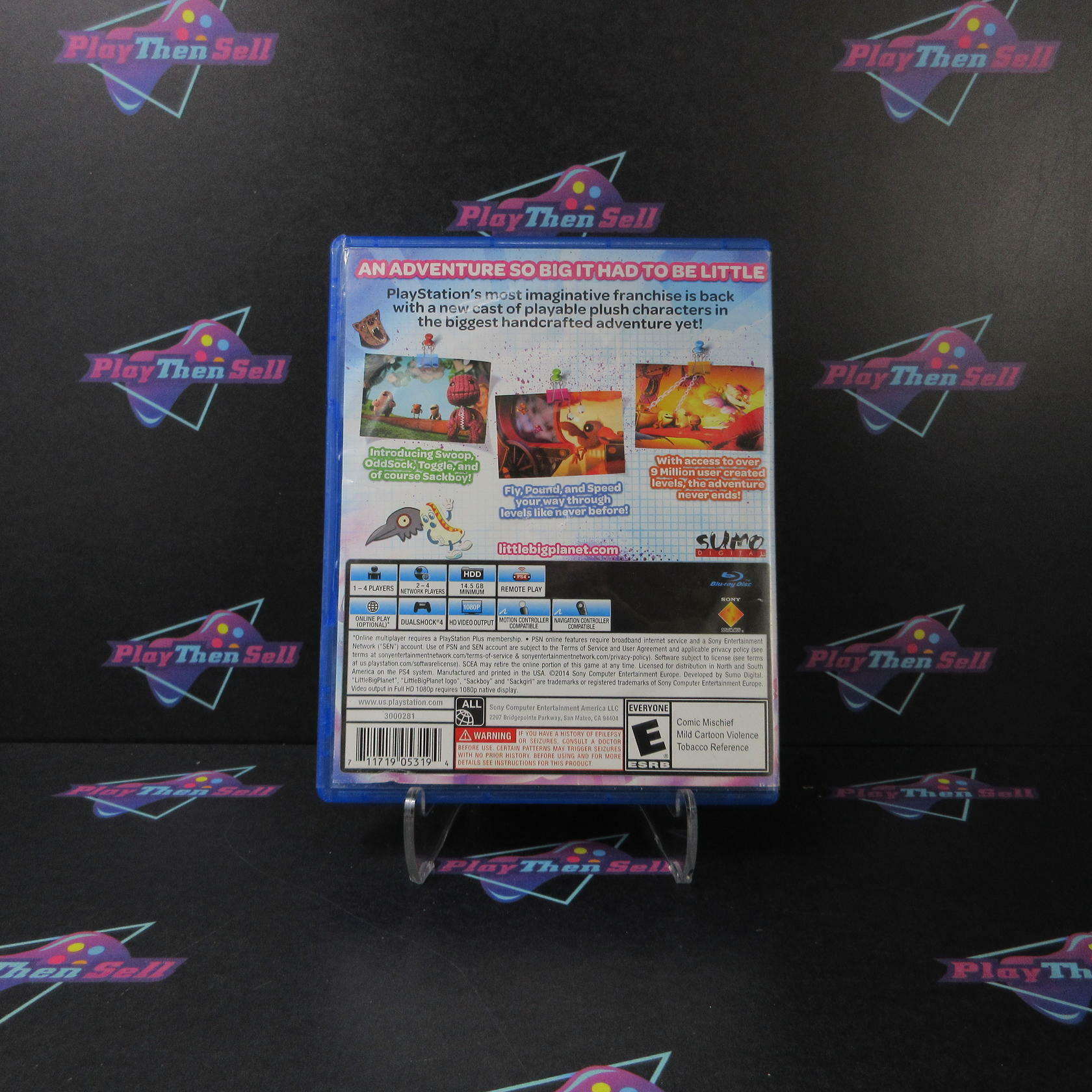 Little Big Planet 3 PS4 PlayStation 4 AD Complete CIB - Very Good