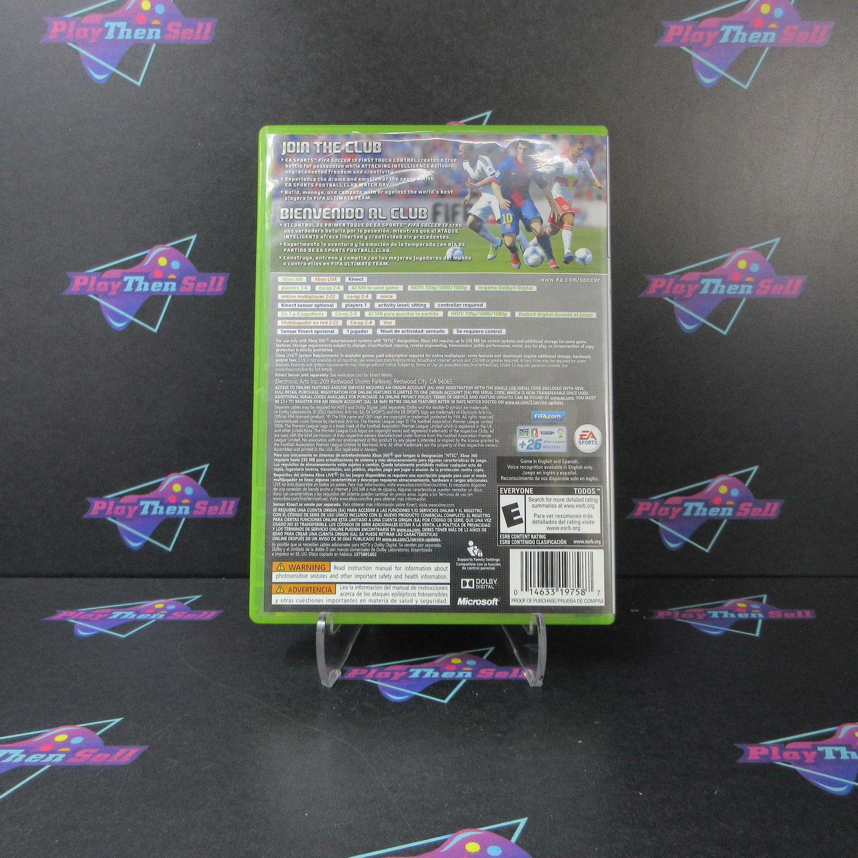 FIFA Soccer 13 Xbox 360 AD Complete CIB - Very Good