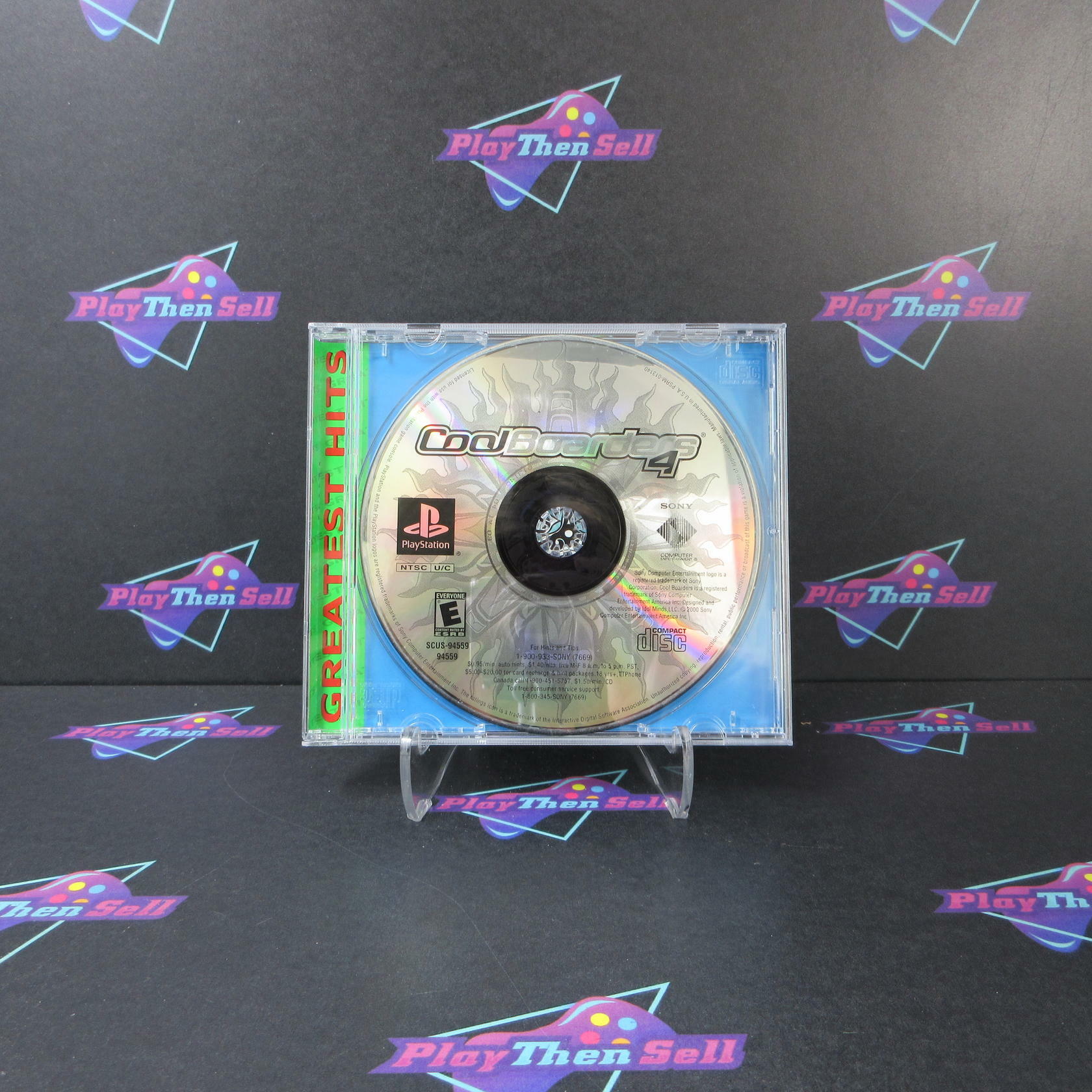 Cool Boarders 4 PS1 PlayStation 1 GH - Very Good