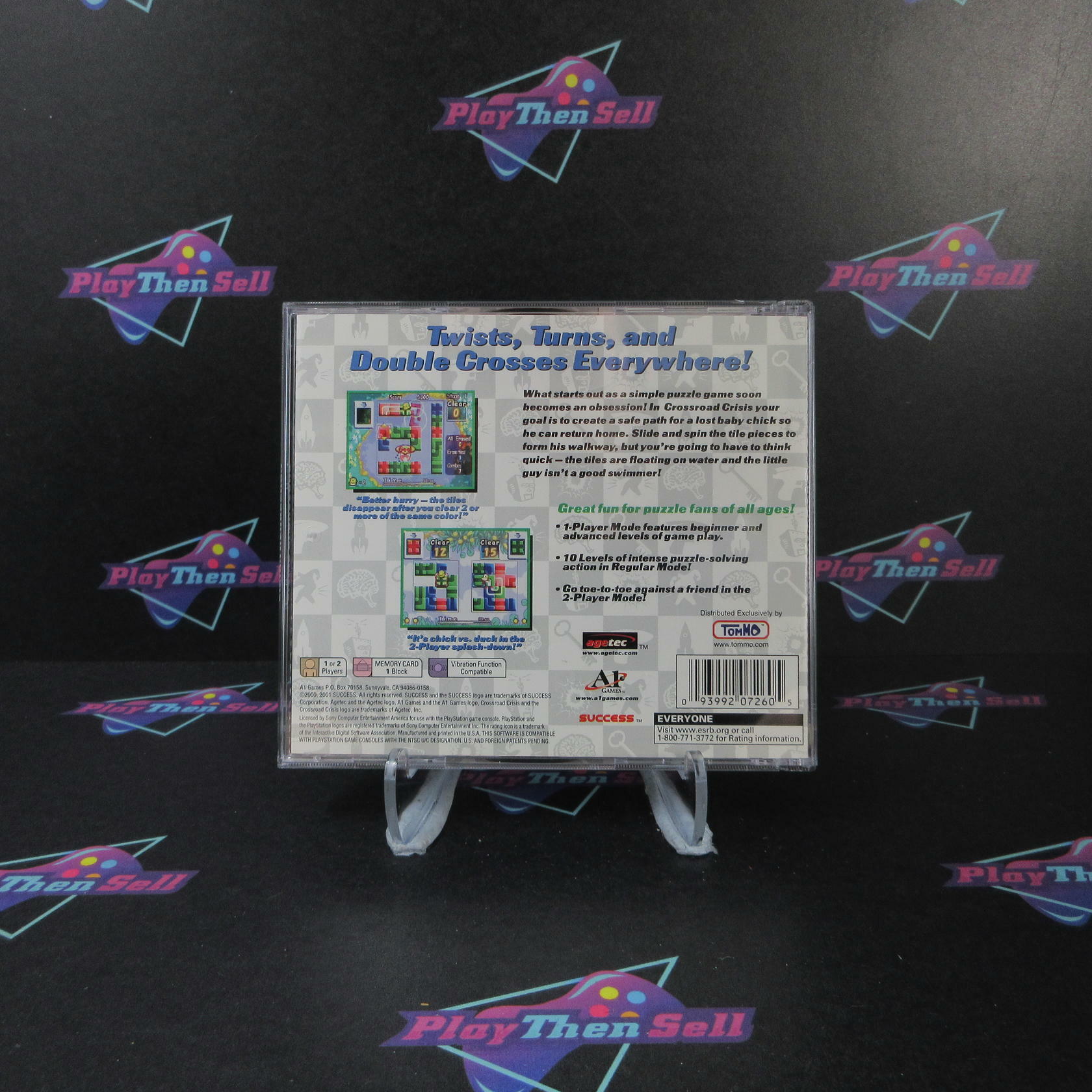 Crossroad Crisis PS1 PlayStation 1 + Reg Card - Like New