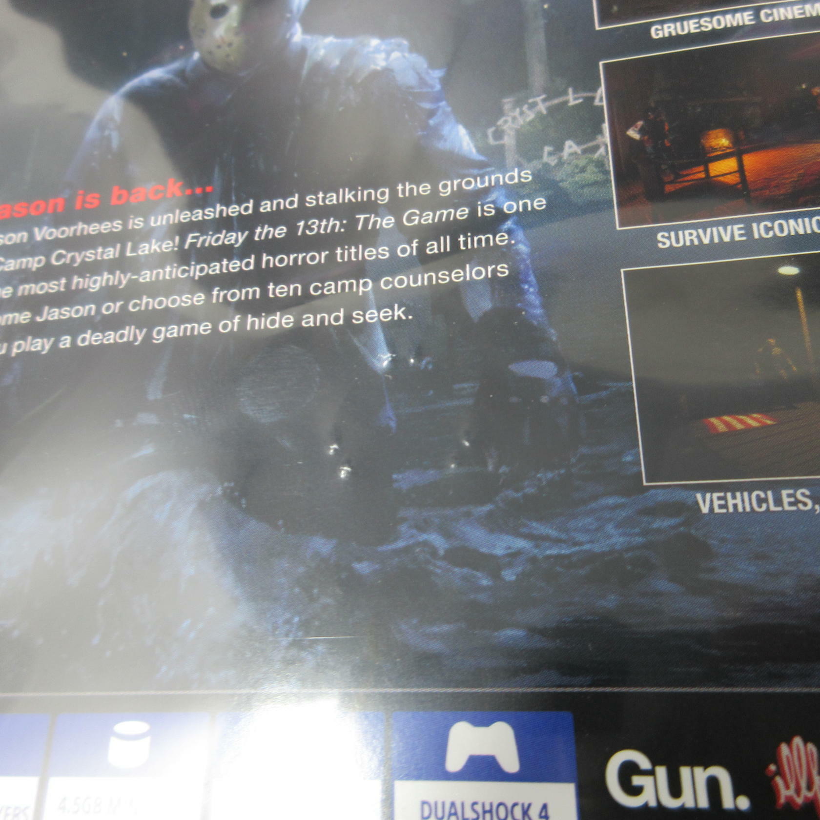 Friday The 13th The Game PS4 PlayStation 4 AD Complete CIB - Very Good