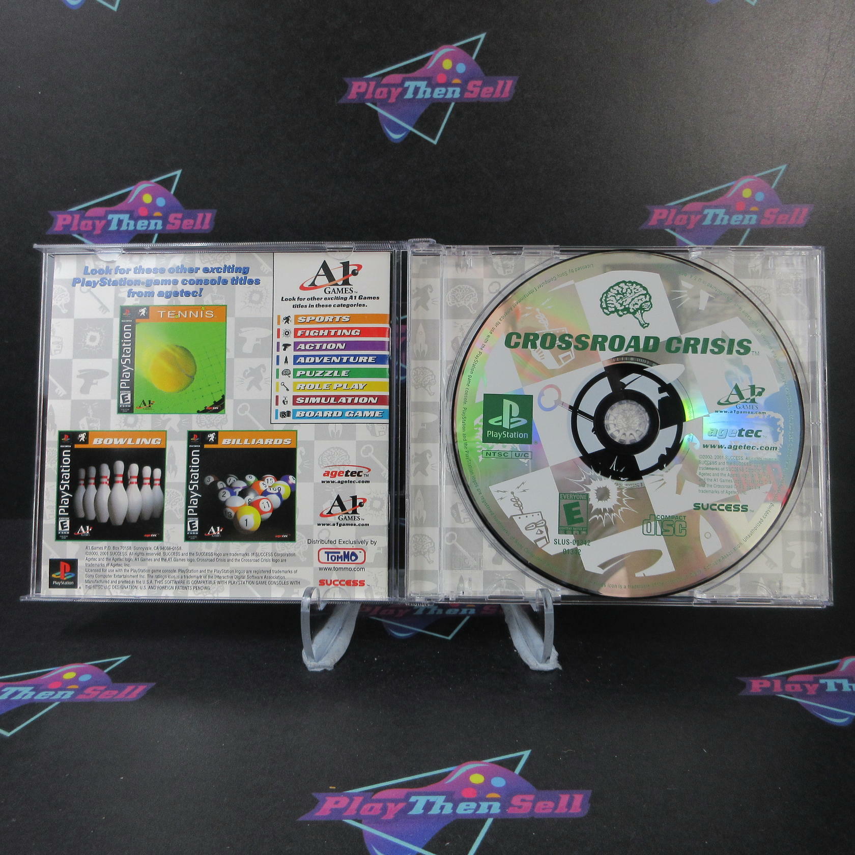 Crossroad Crisis PS1 PlayStation 1 + Reg Card - Like New