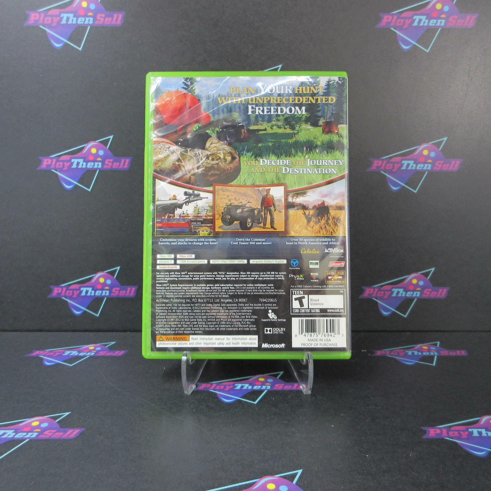 Cabela's Hunting Expeditions Xbox 360 AD/MD Complete CIB - Very Good