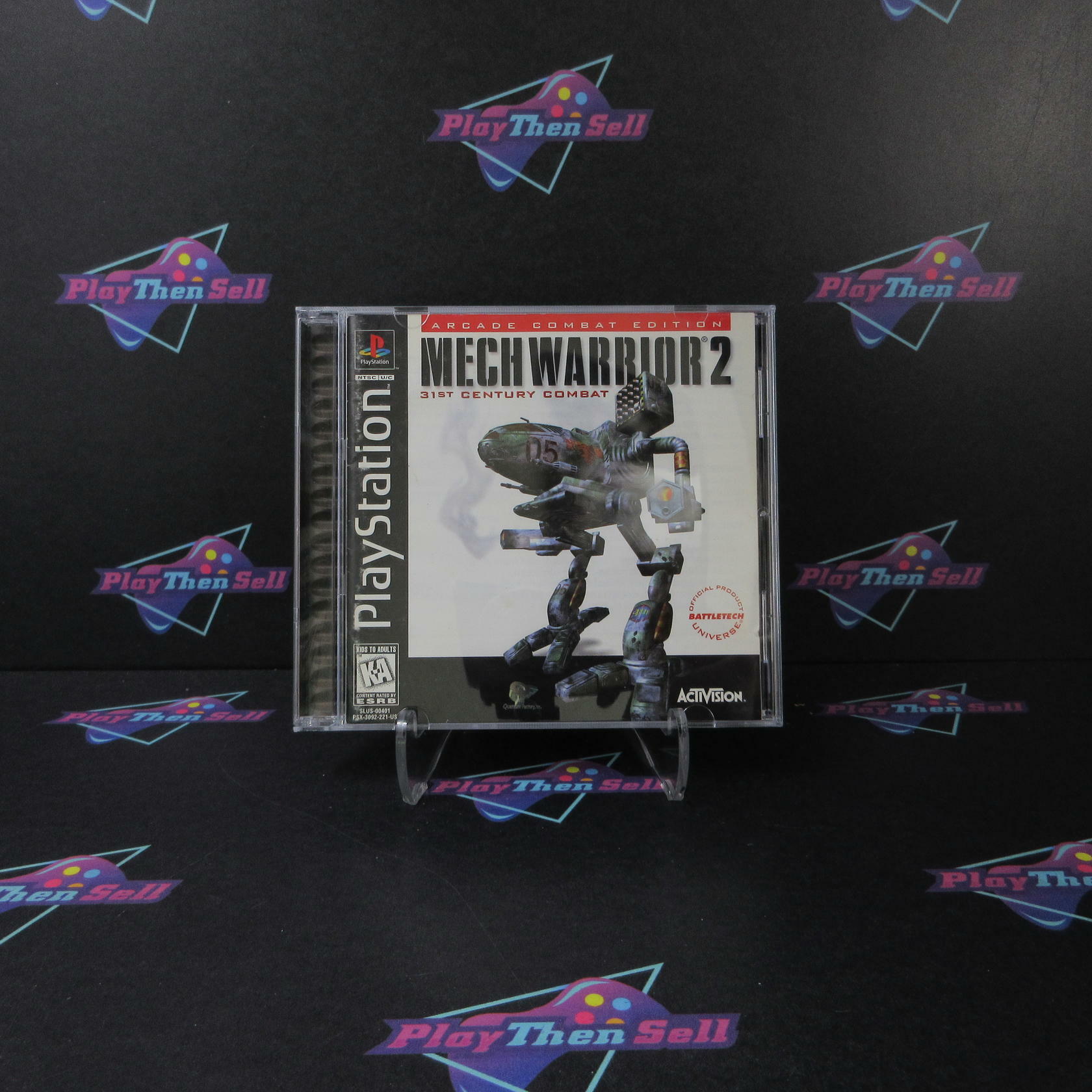 Mechwarrior 2 PS1 PlayStation 1 MD Complete CIB - Very Good