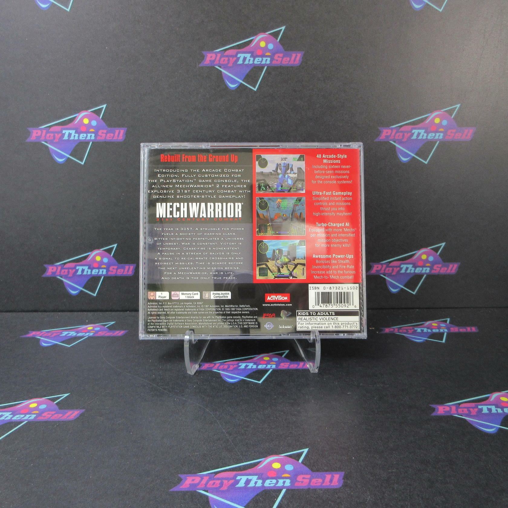 Mechwarrior 2 PS1 PlayStation 1 MD Complete CIB - Very Good