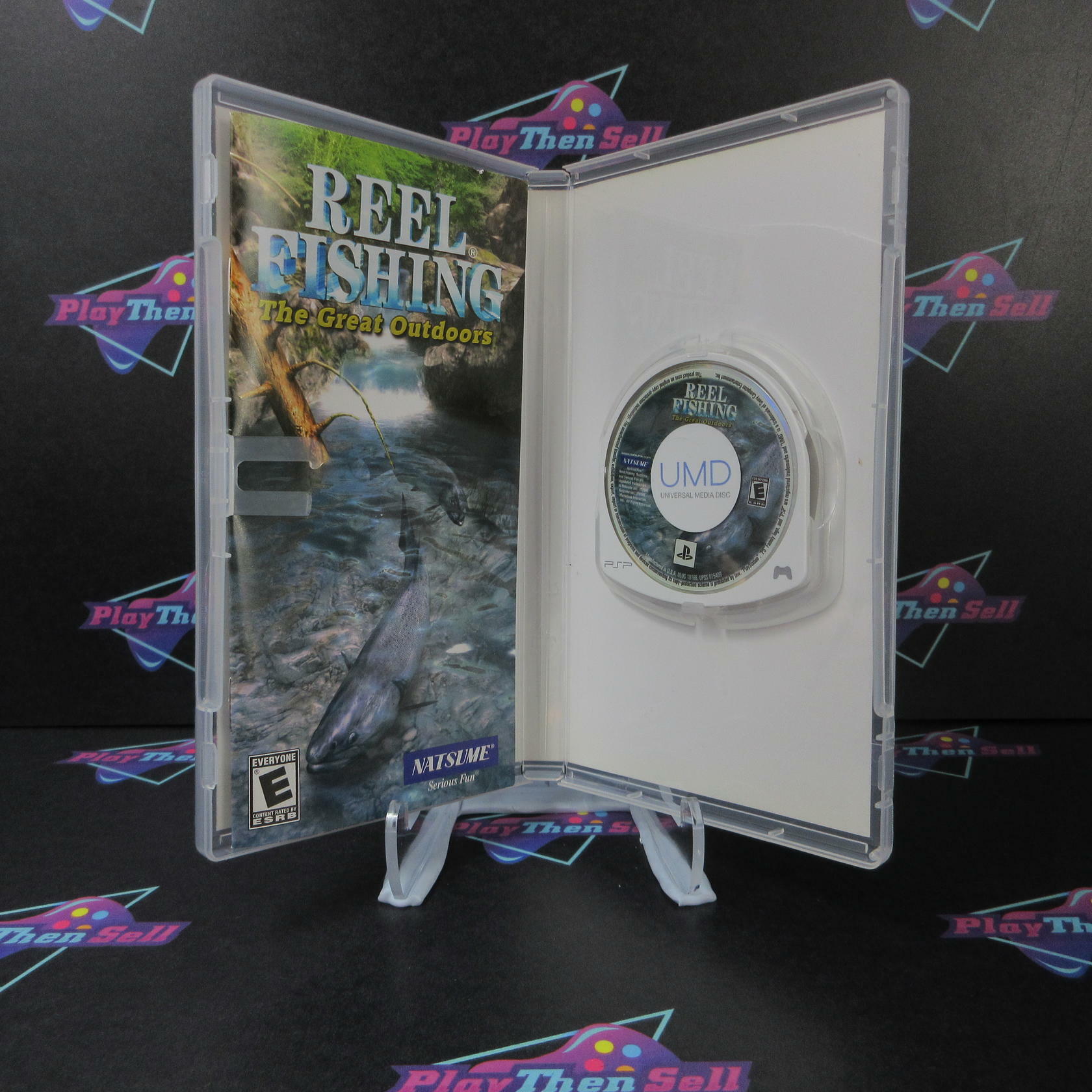 Reel Fishing The Great Outdoors Sony PSP + Reg Card - Like New